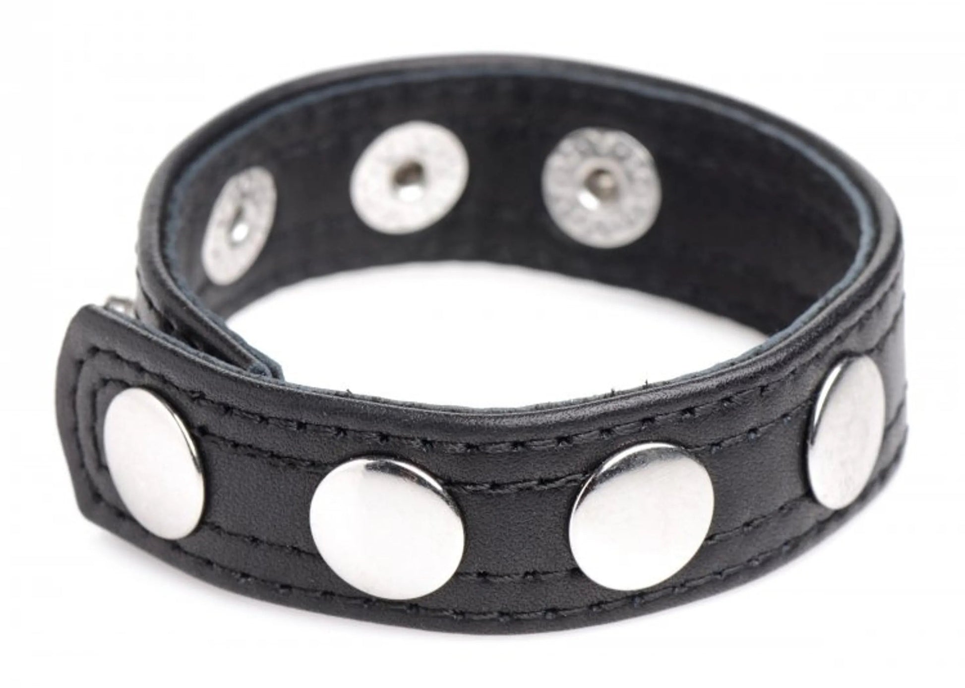 Strict Leather Snap Cock Ring Black XR Brands