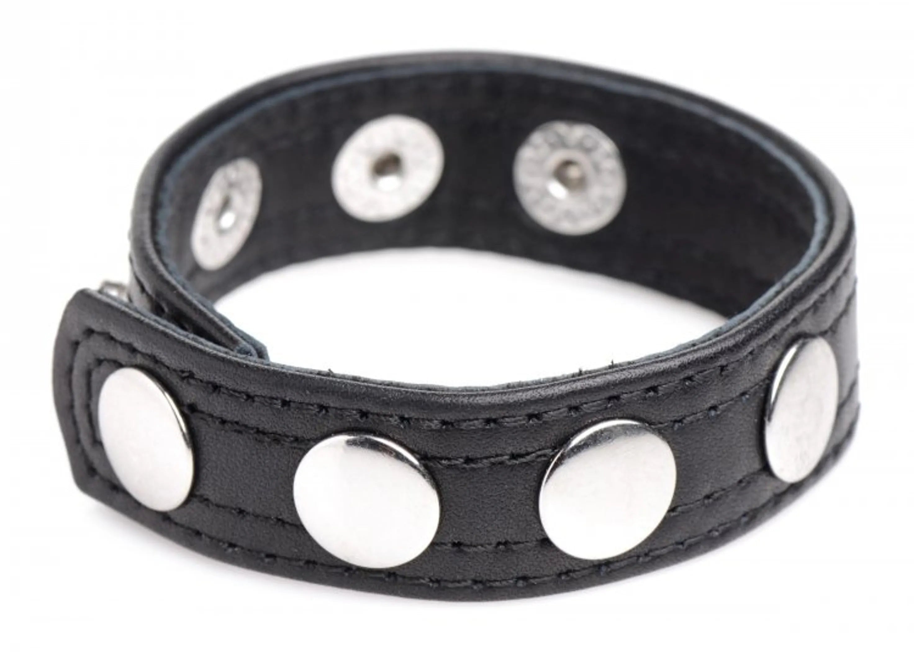 Strict Leather Snap Cock Ring Black XR Brands