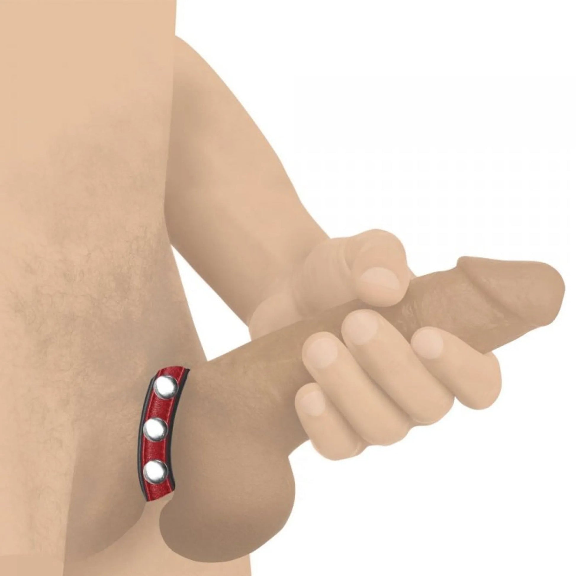 Strict Leather Speed Snap Ring Red XR Brands