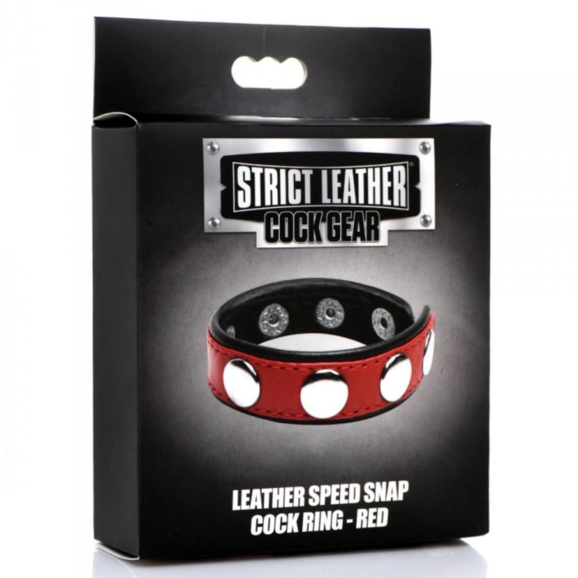 Strict Leather Speed Snap Ring Red XR Brands
