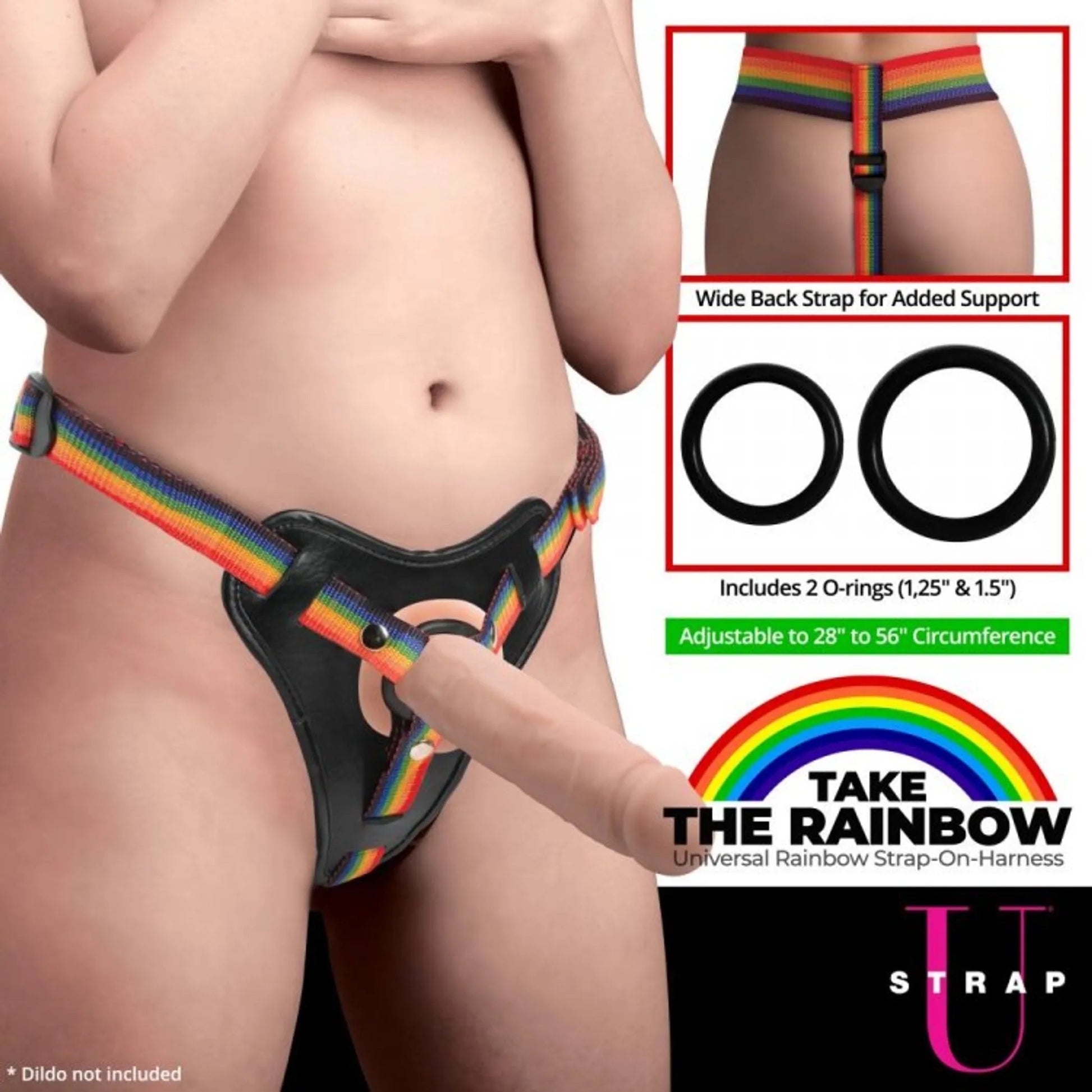Strap U Take The Rainbow Universal Harness XR Brands