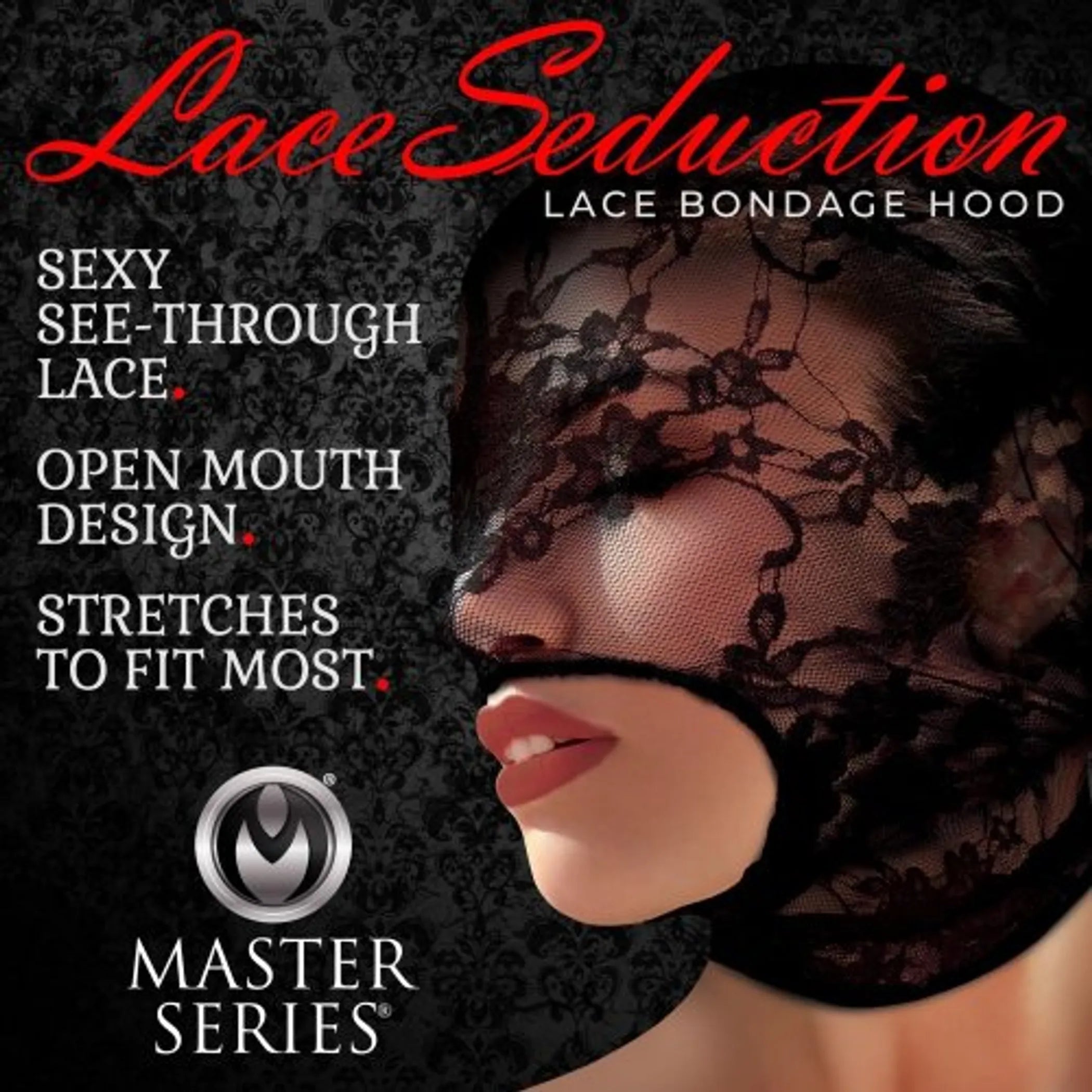 Lace Seduction Bondage Hood XR Brands