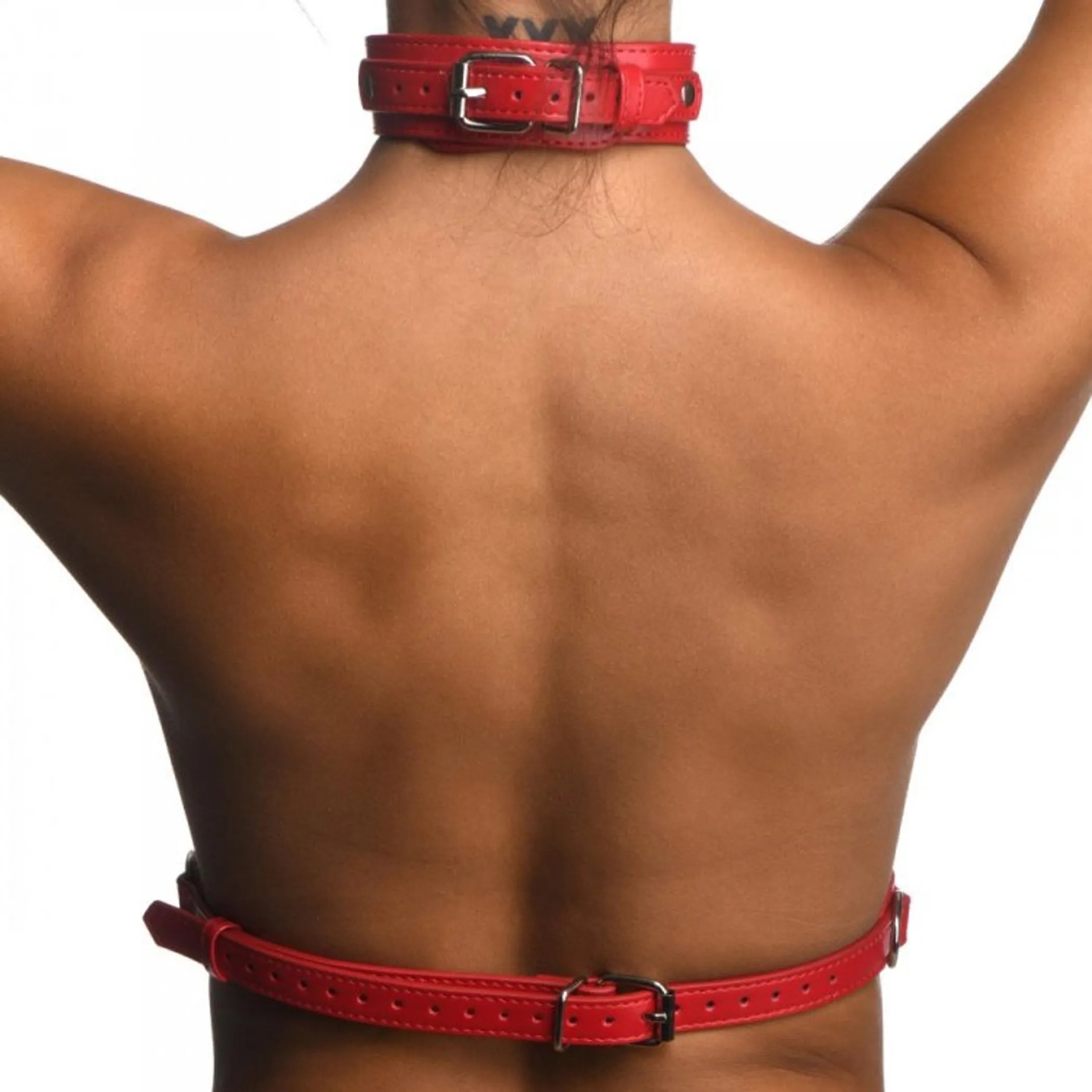 Strict Female Chest Harness M/L Red XR Brands
