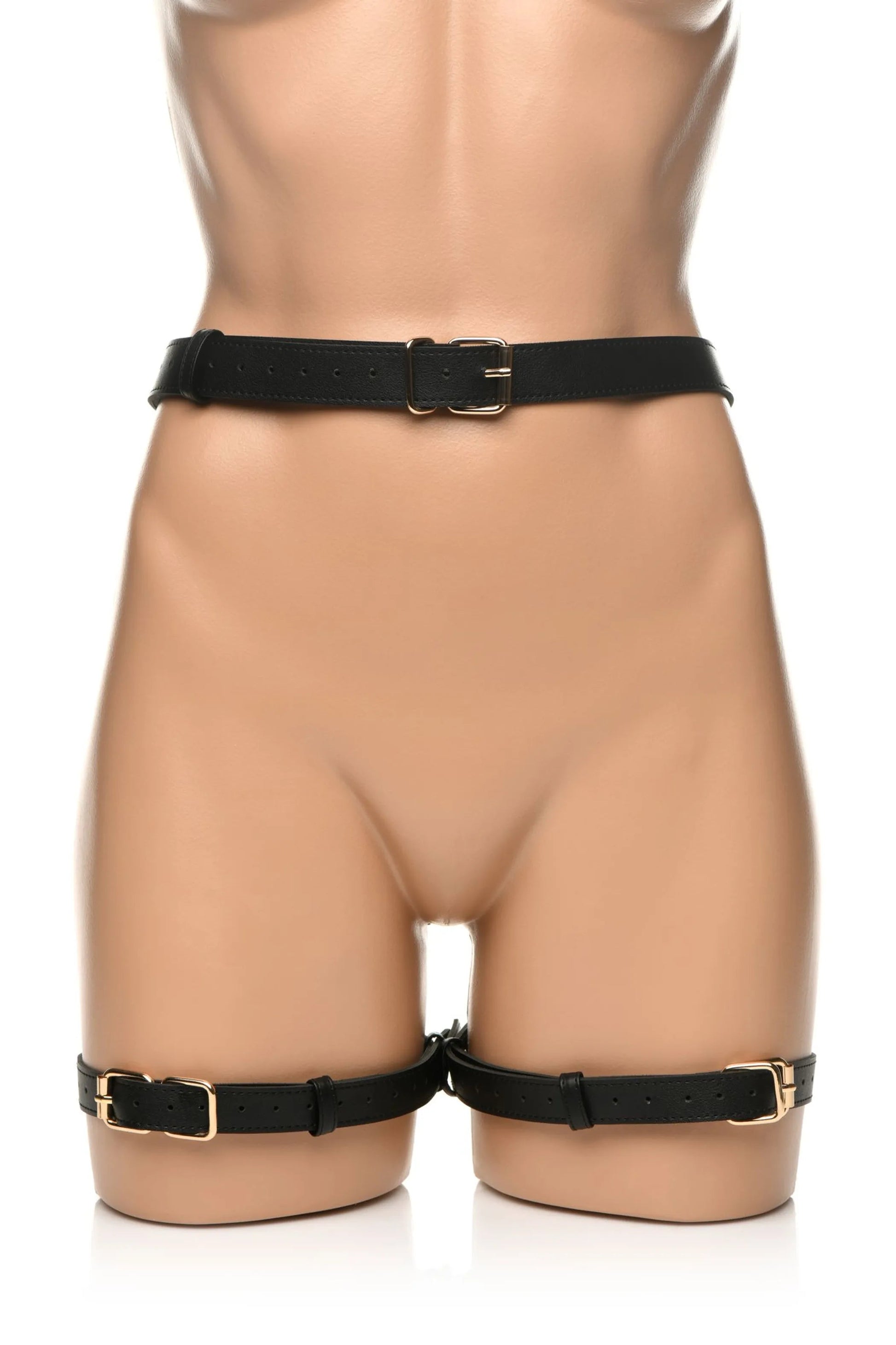 Strict Bondage Harness With Bows Black M/L XR Brands