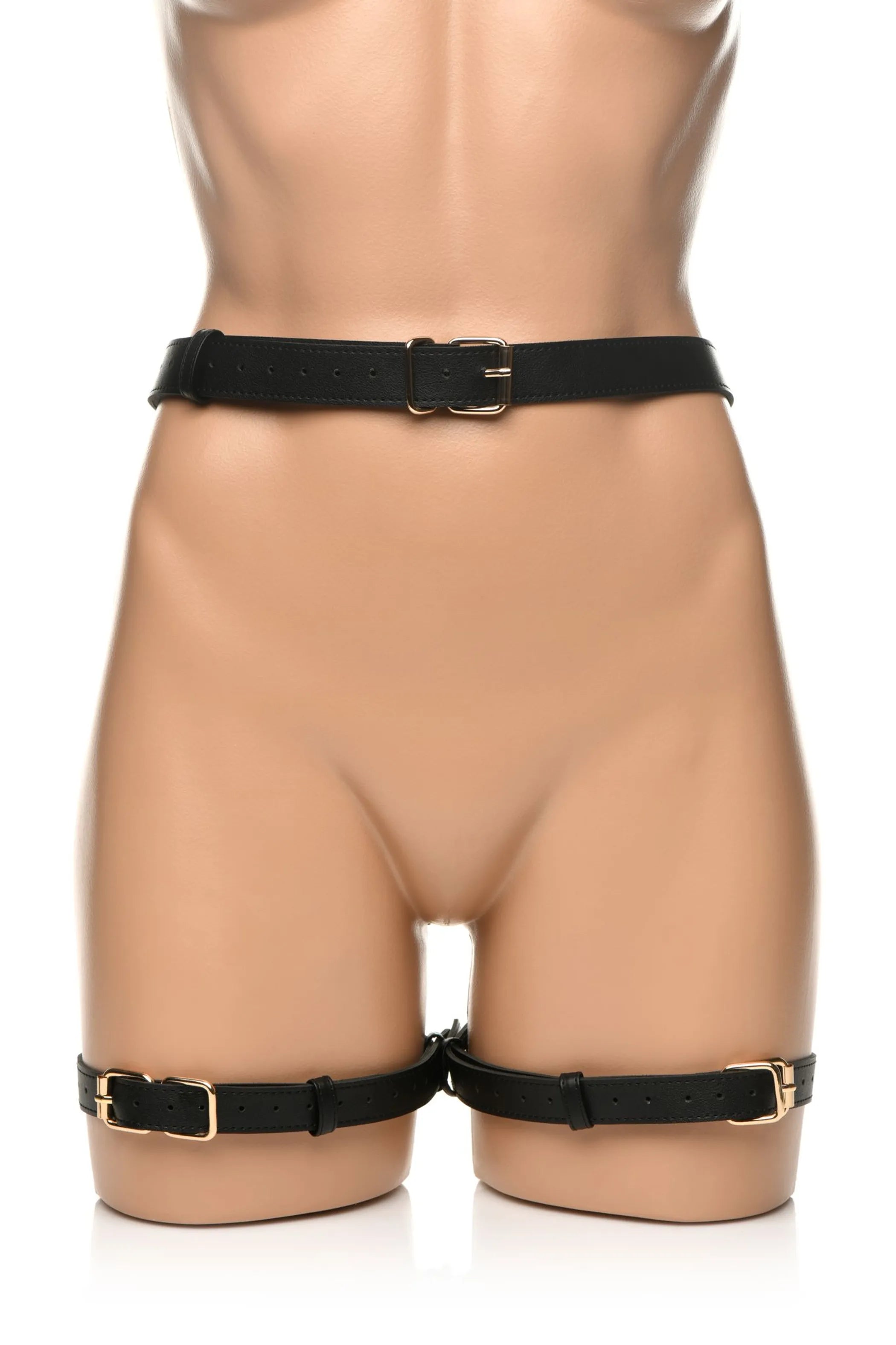 Strict Bondage Harness With Bows Black M/L XR Brands