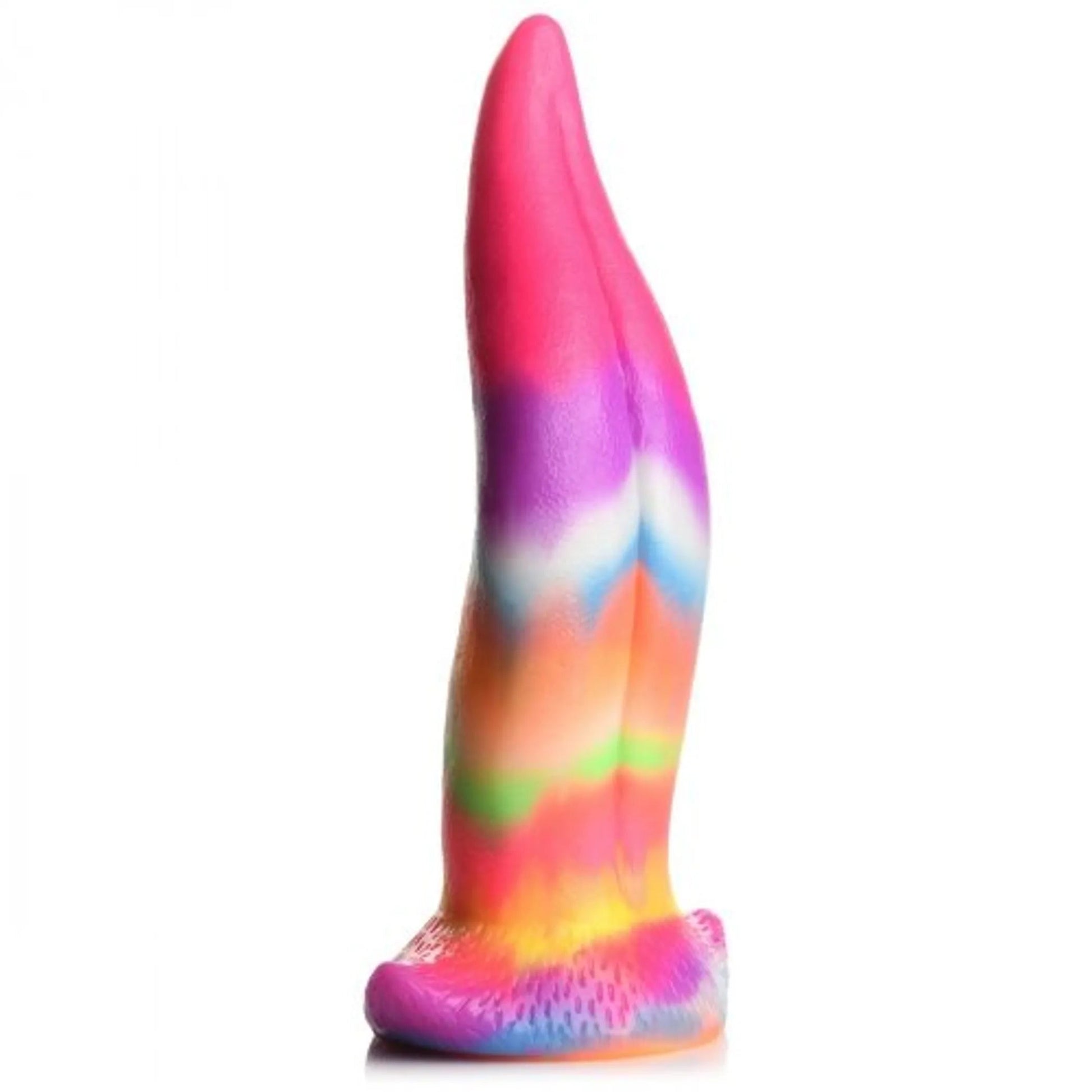Unicorn Kiss Glow in the Dark Tongue Dildo XR Brands