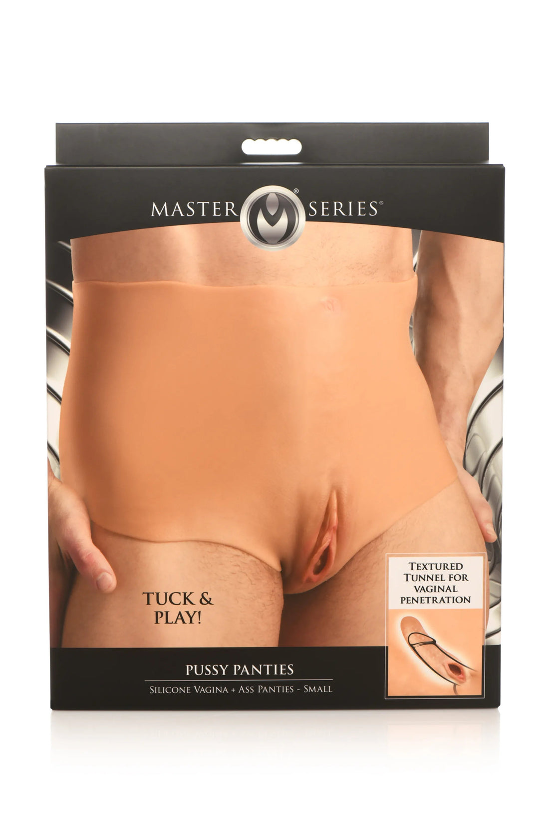 MASTER SERIES PXSSYPANTIES SILICONE VAGINA/ASS SMALL XR Brands