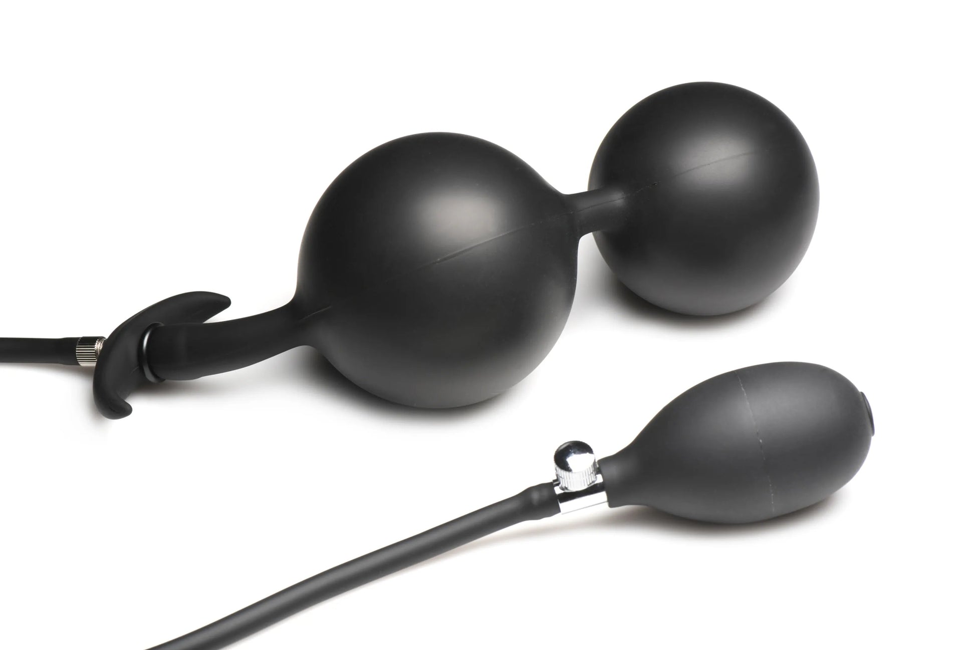 Master Series Ass Rattler Weighted Inflatable Plug XR Brands