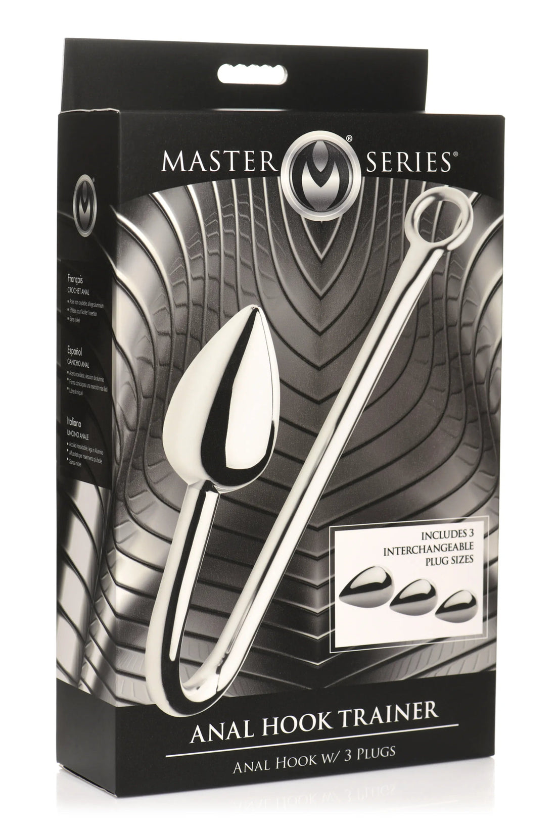 Master Series Anal Hook Trainer With 3 Plugs XR Brands