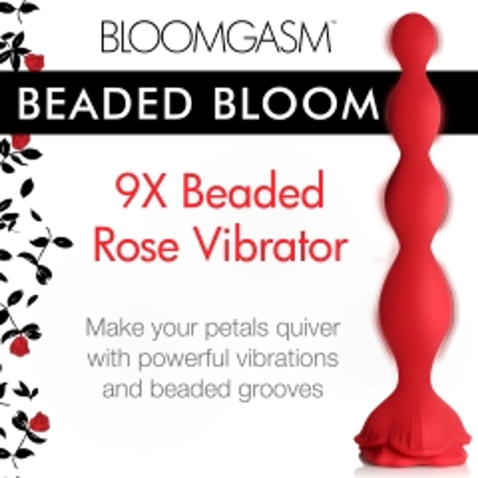 Beaded Bloom Rose Vibrator XR Brands