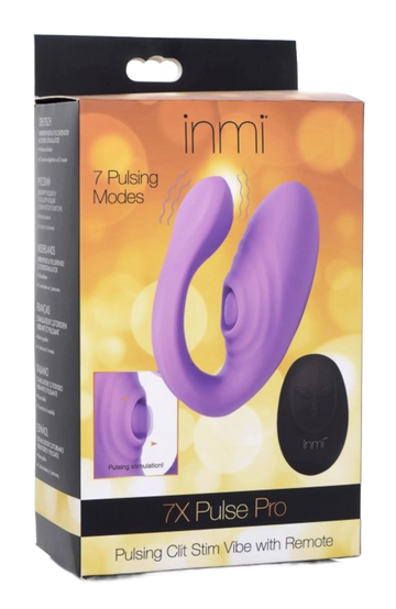 INMI 7X PULSE PRO PULSING CLIT STIM VIBE W/ REMOTE XR Brands