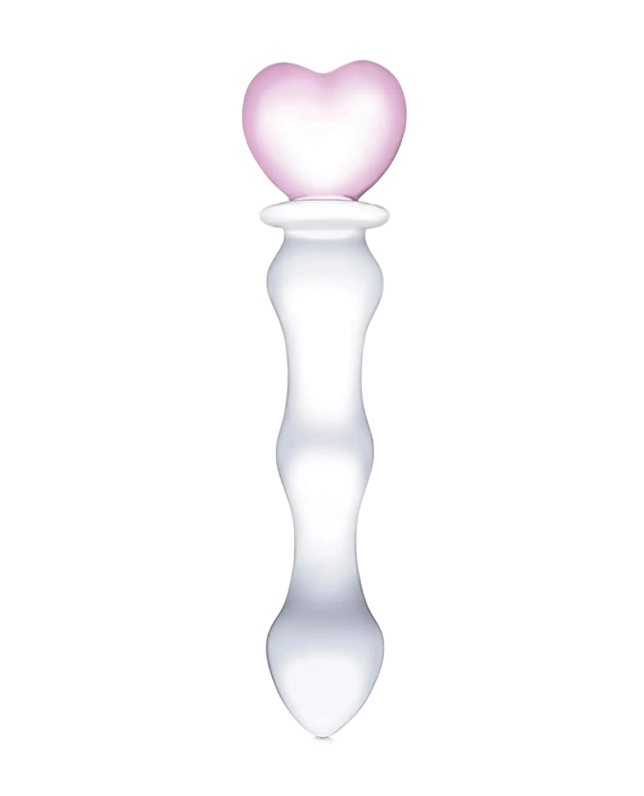 GLAS 8 SWEETHEART GLASS DILDO " Electric / Hustler Lingerie