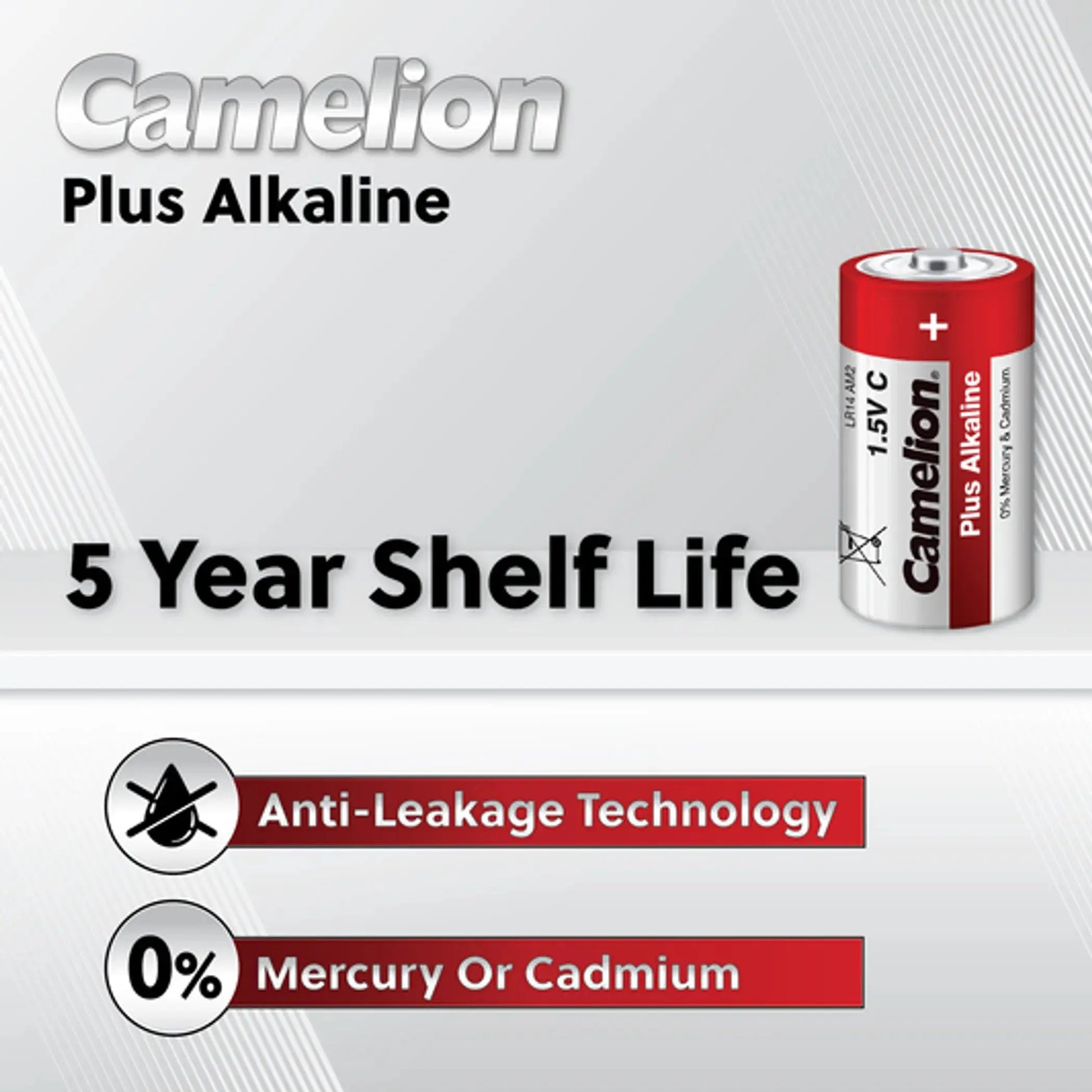 9V Alkaline Battery Pack (12 Count) Camelion
