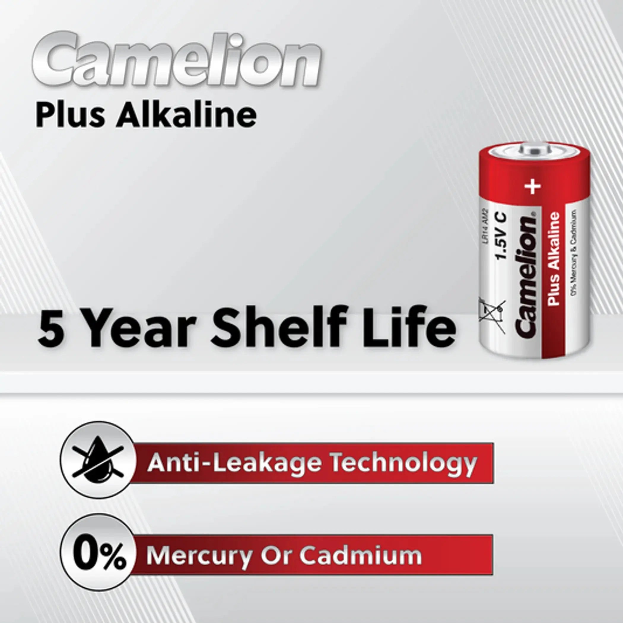 9V Alkaline Battery Pack (12 Count) Camelion