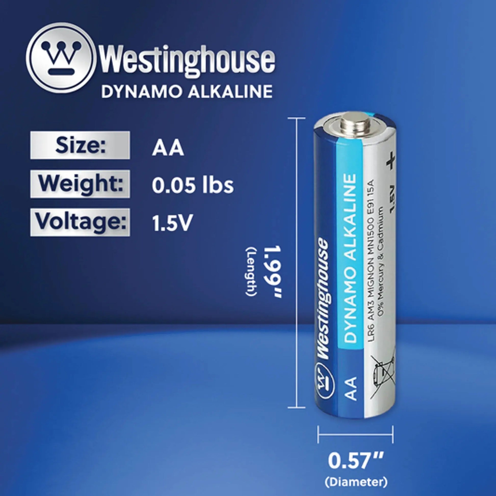 AAA and AA 1.5V Alkaline Battery Pack (48ct) Westinghouse