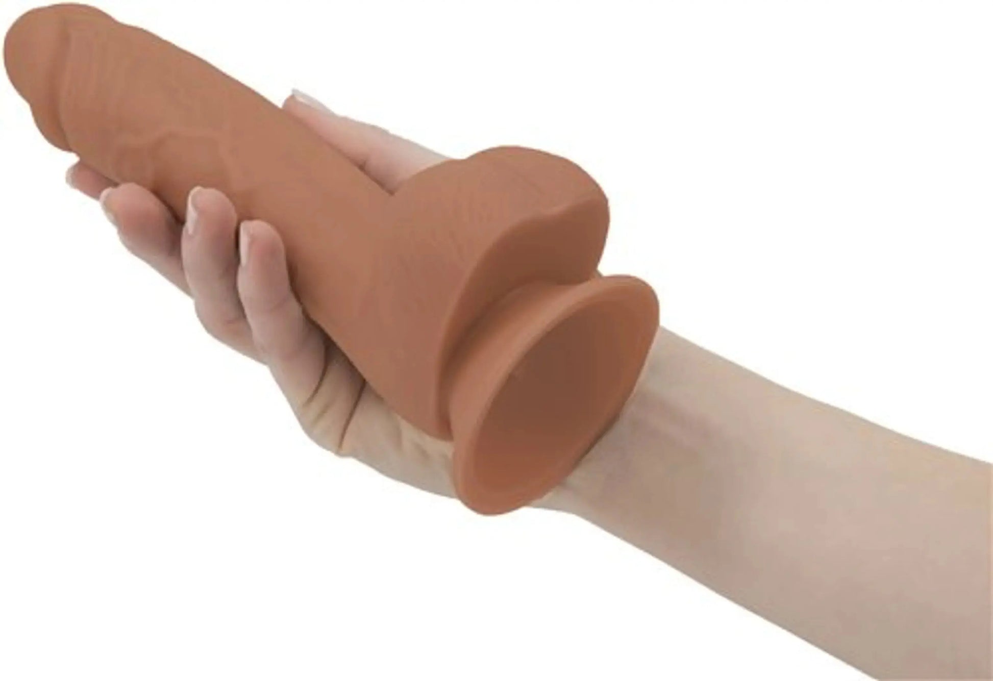 ADDICTION 100% SILICONE STEVEN 7.5IN CARAMEL BMS Enterprises