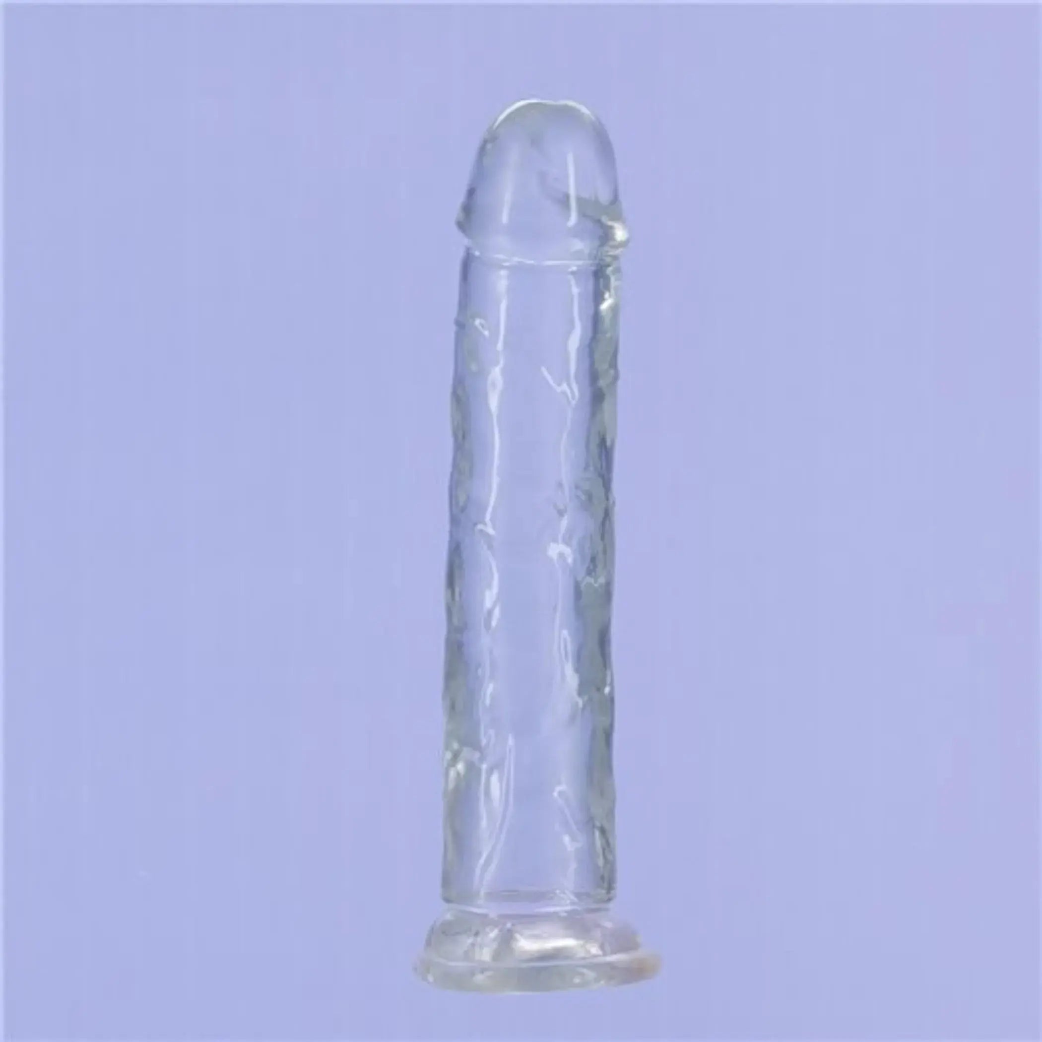 ADDICTION CRYSTAL 7 VERTICAL DONG CLEAR TPE W/ BULLET " BMS Enterprises