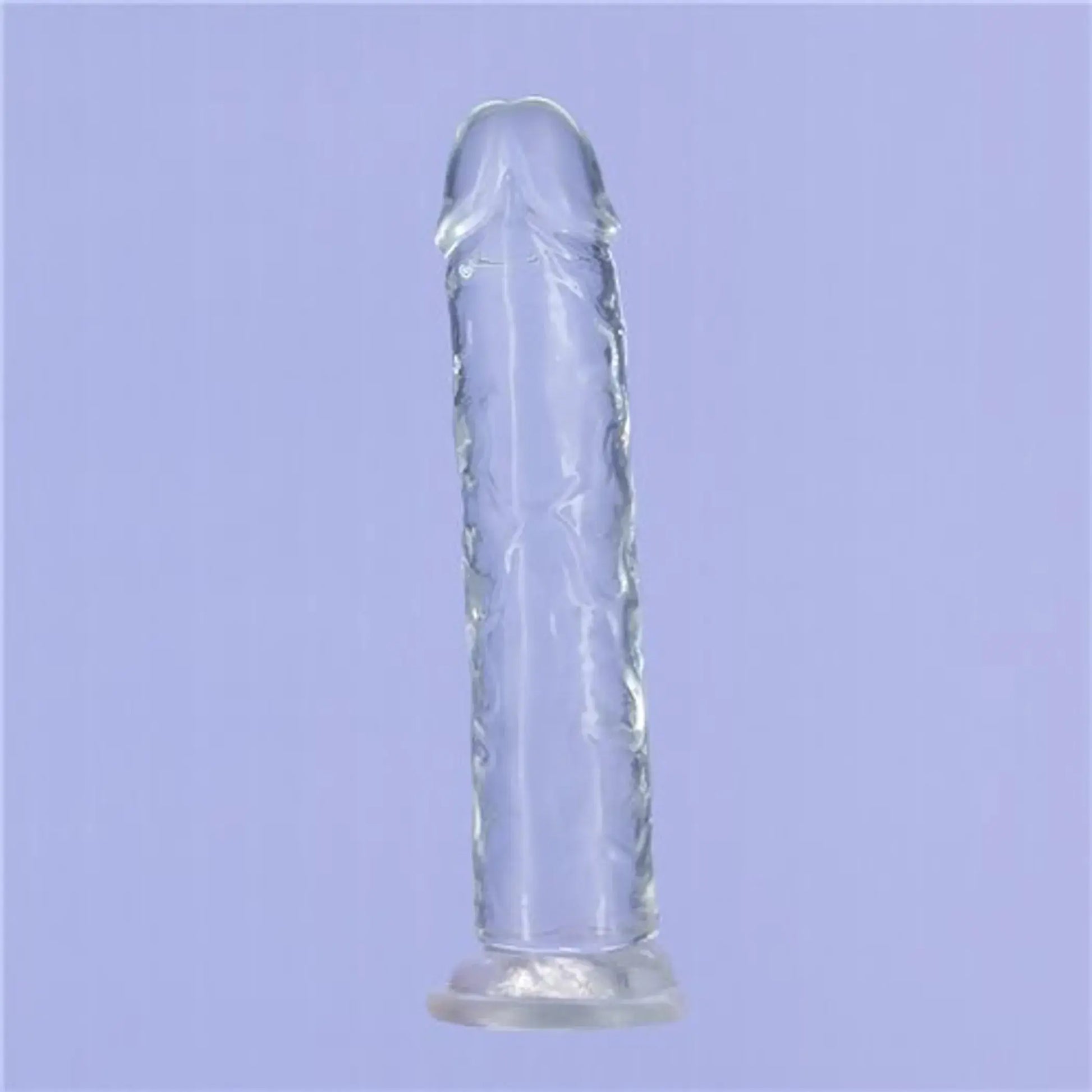 ADDICTION CRYSTAL 7 VERTICAL DONG CLEAR TPE W/ BULLET " BMS Enterprises
