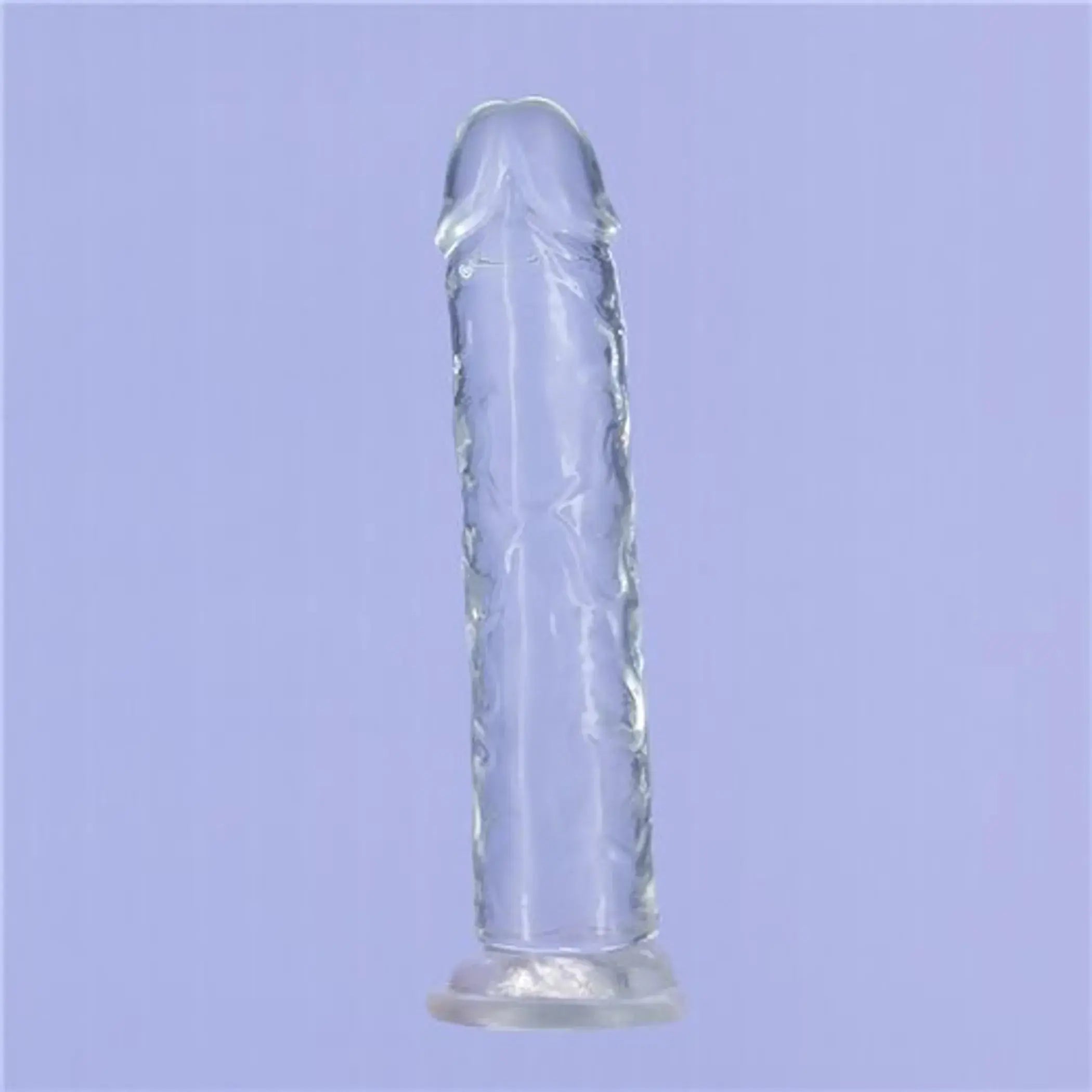ADDICTION CRYSTAL 7 VERTICAL DONG CLEAR TPE W/ BULLET " BMS Enterprises