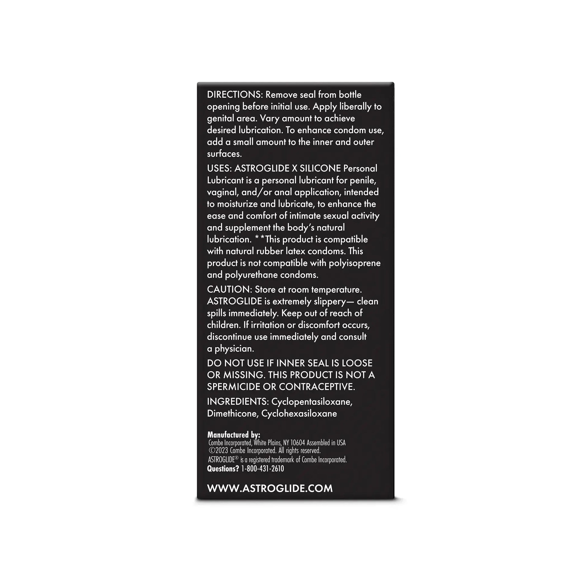 ASTROGLIDE SILICONE 2.5 OZ ASTROGLIDE