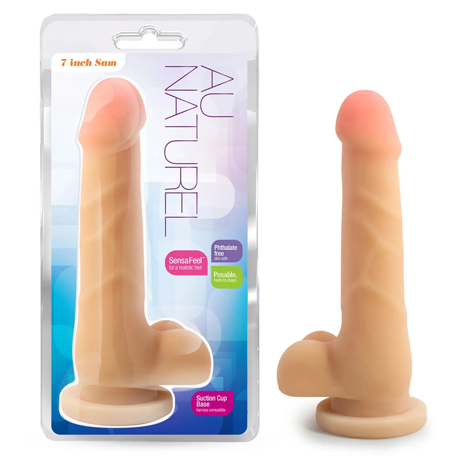AU NATURAL 7 BEIGE " Blush Novelties
