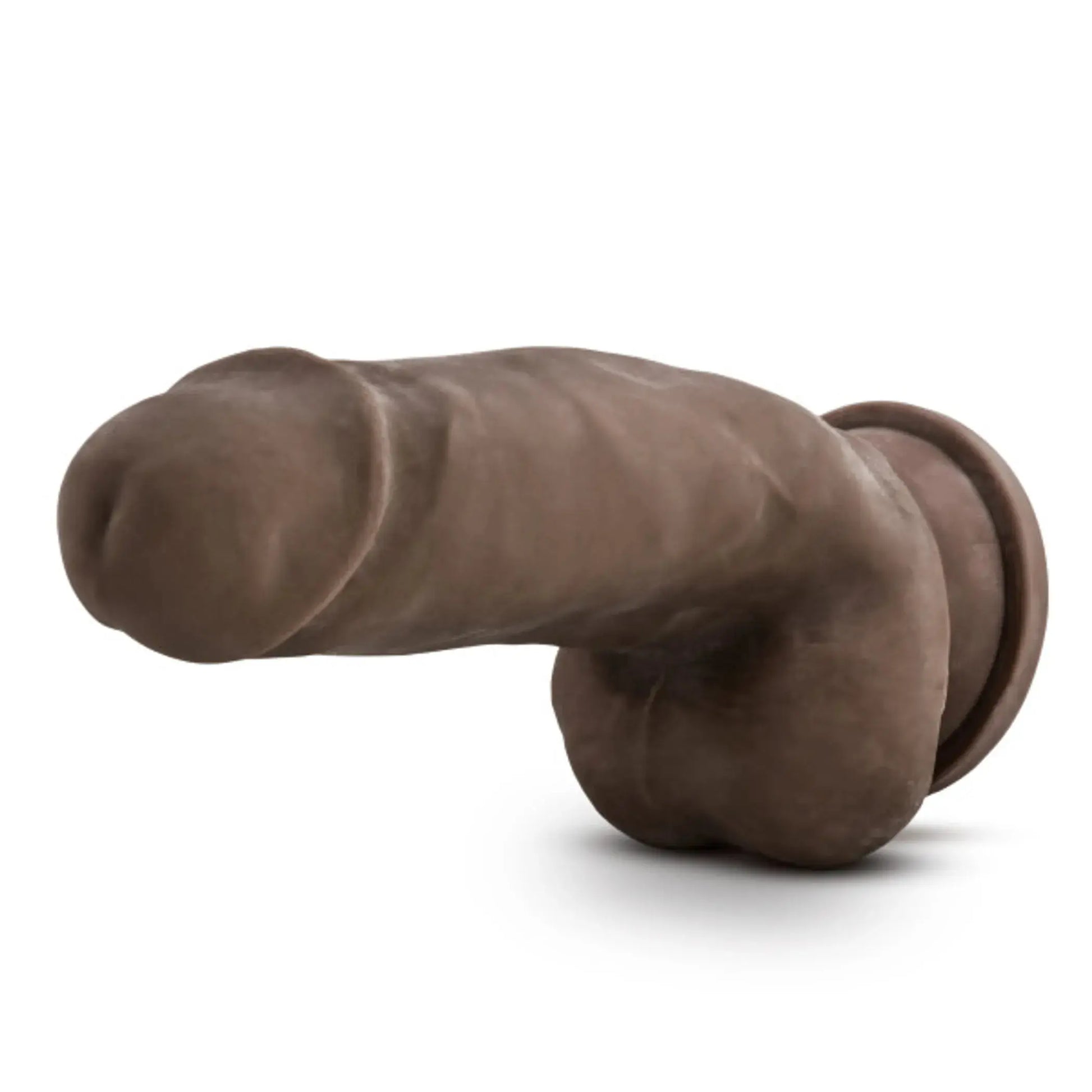 AU NATUREL 7 SENSA FEEL FAT BOY CHOCOLATE REALISTIC DILDO " Blush Novelties