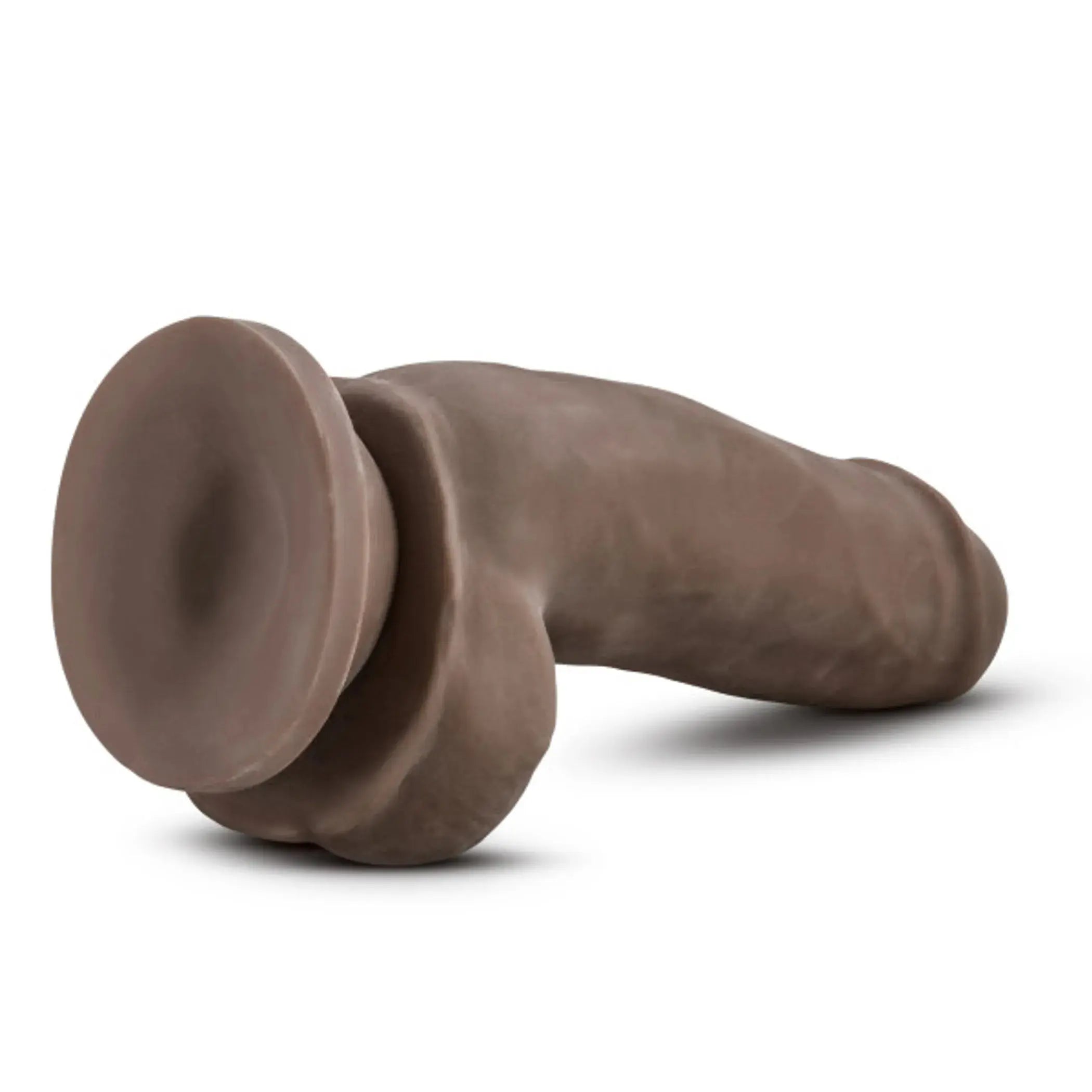 AU NATUREL 7 SENSA FEEL FAT BOY CHOCOLATE REALISTIC DILDO " Blush Novelties
