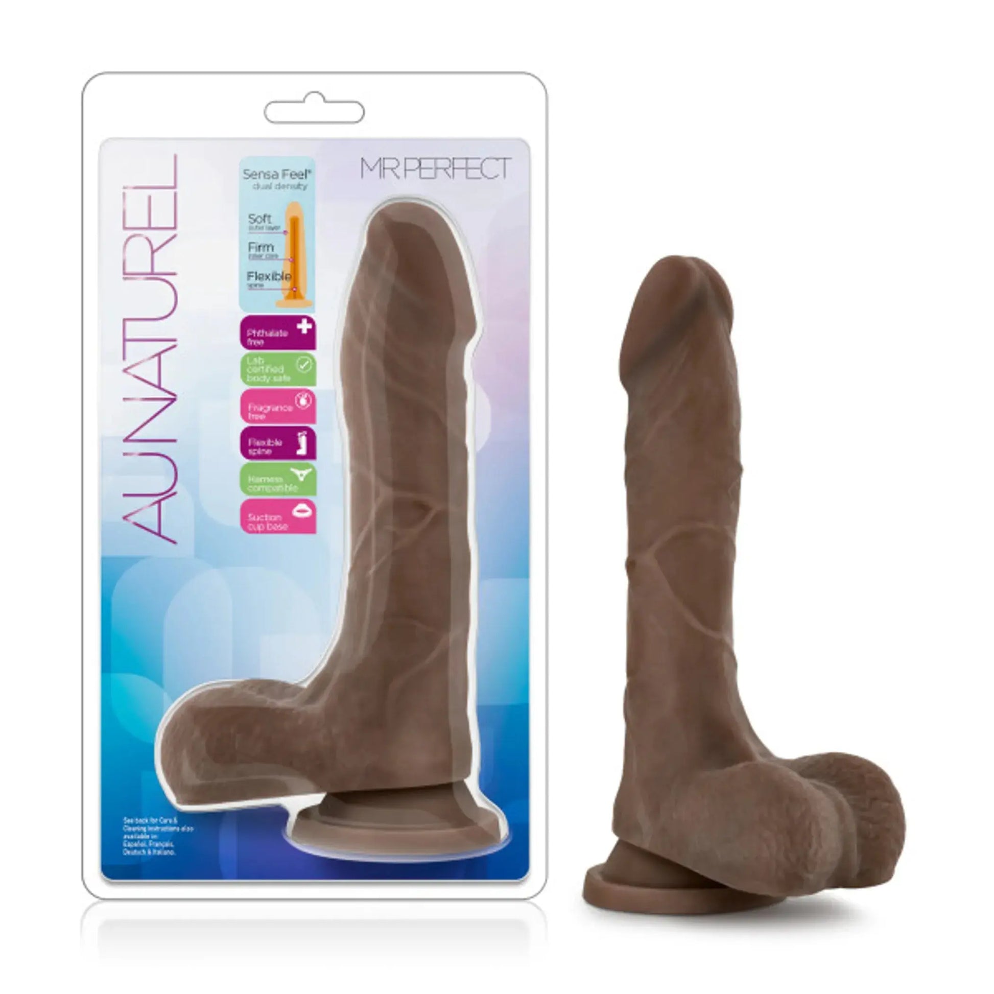 AU NATUREL MISTER PERFECT CHOCOLATE Blush Novelties