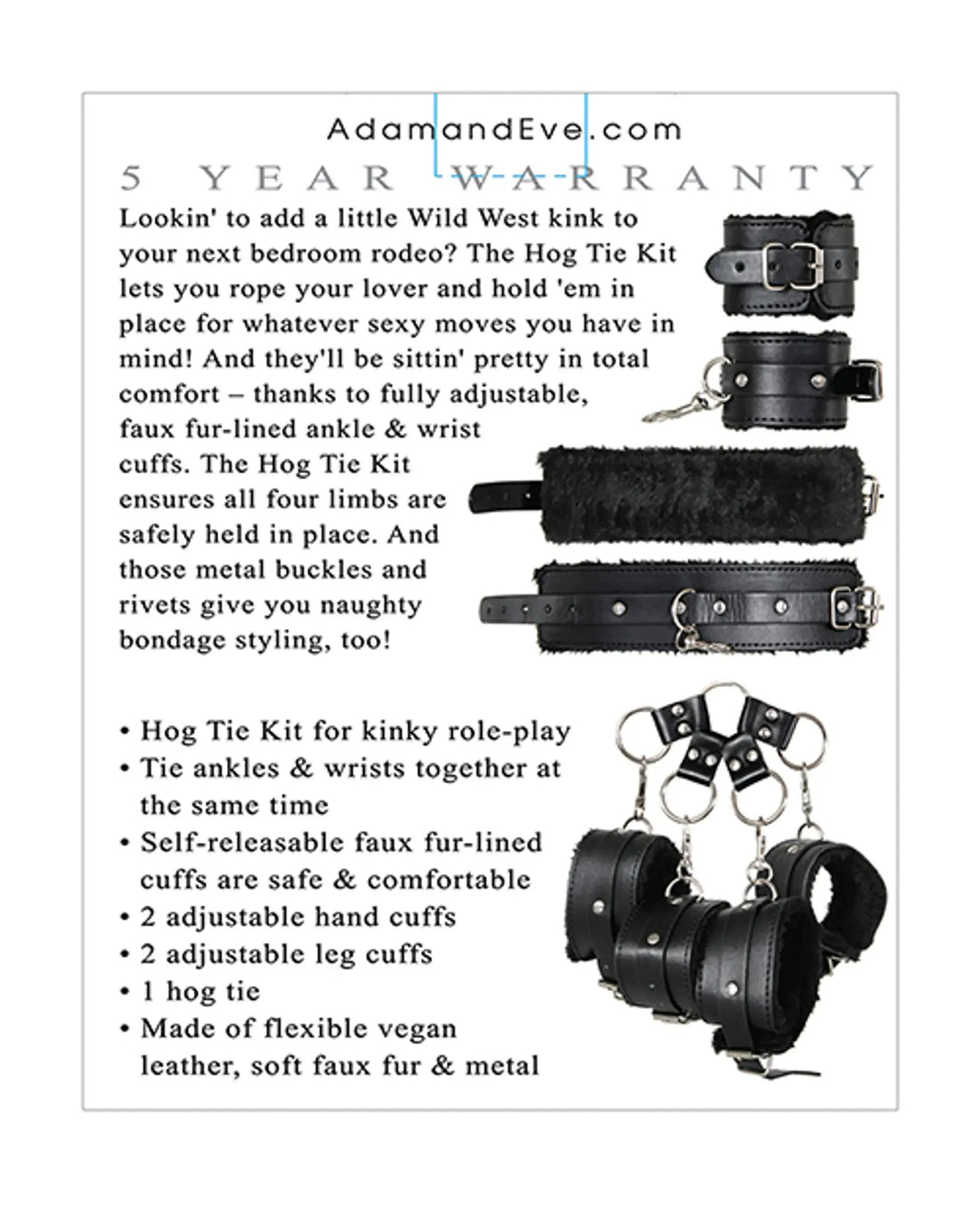 Adam & Eve Hog Tie Evolved Novelties