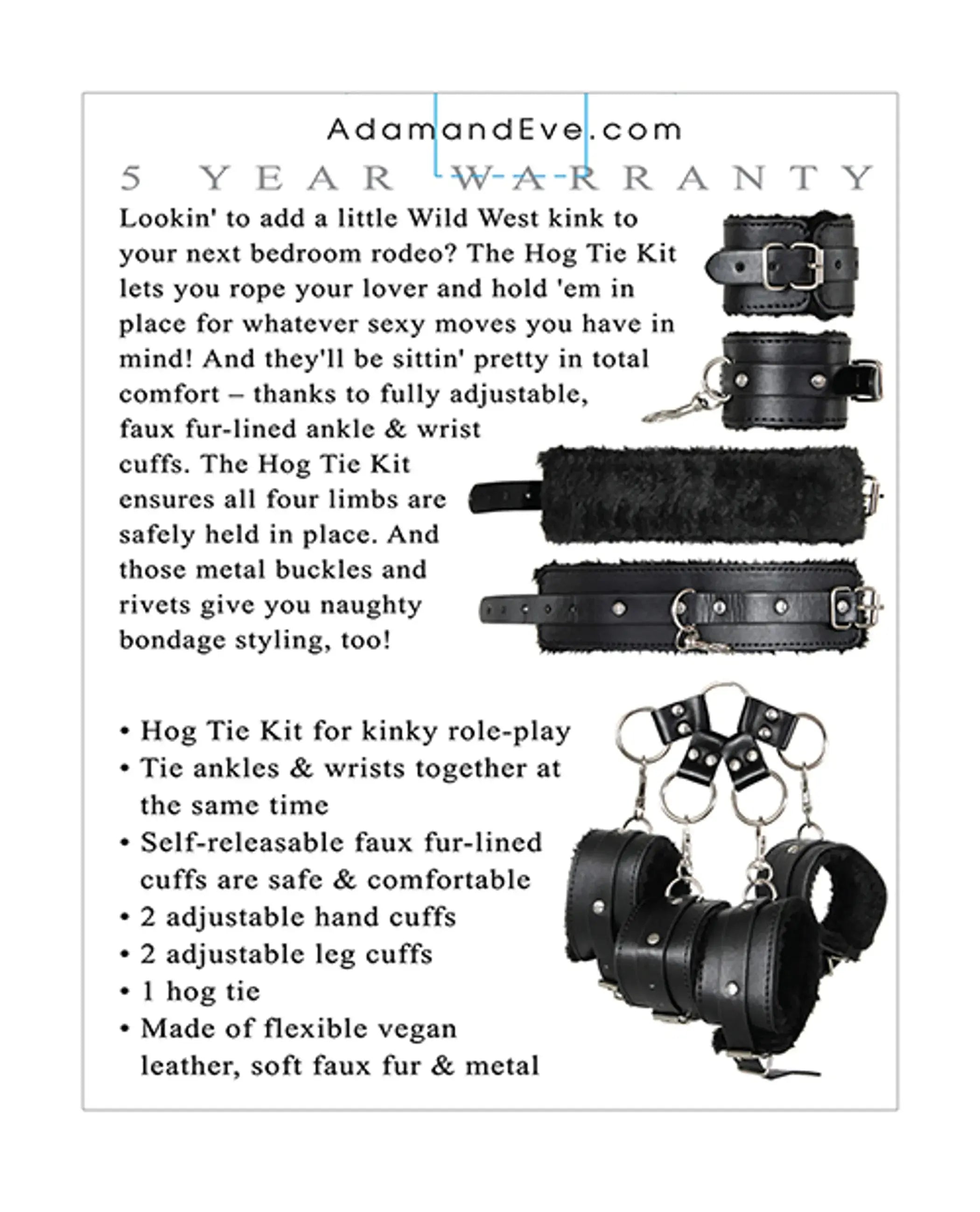 Adam & Eve Hog Tie Evolved Novelties