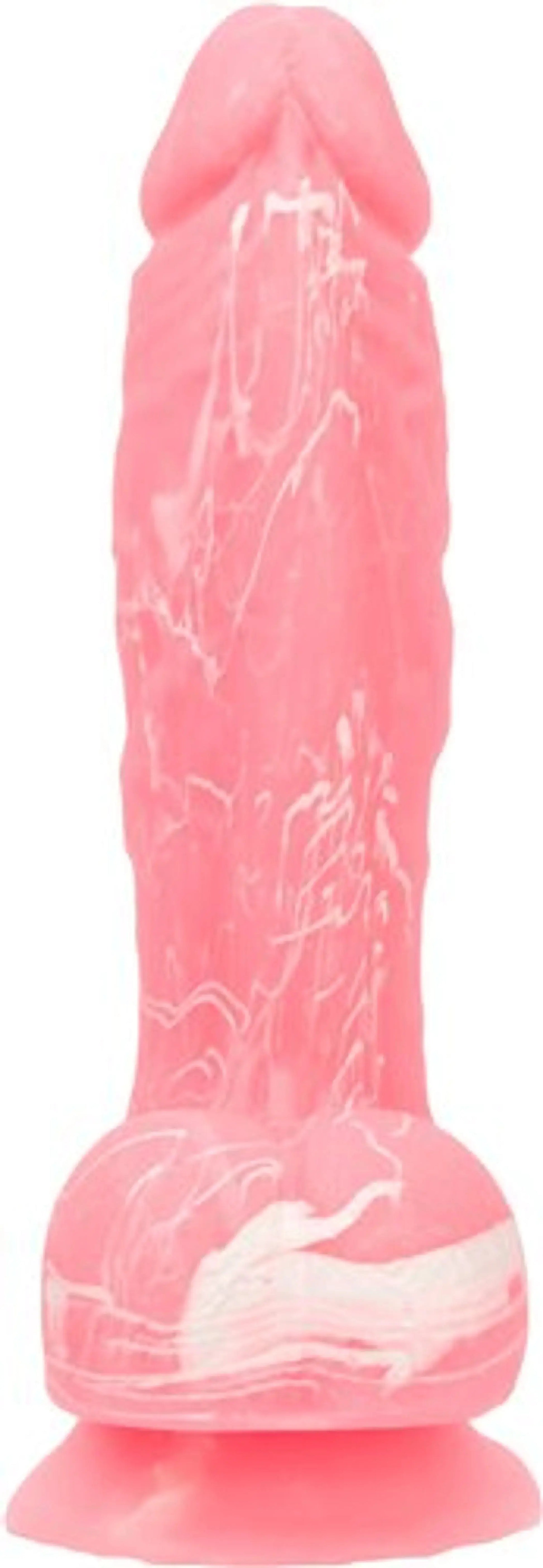 Addiction Brandon 7.5in Pink Glow-in-the-Dark Dildo BMS Enterprises