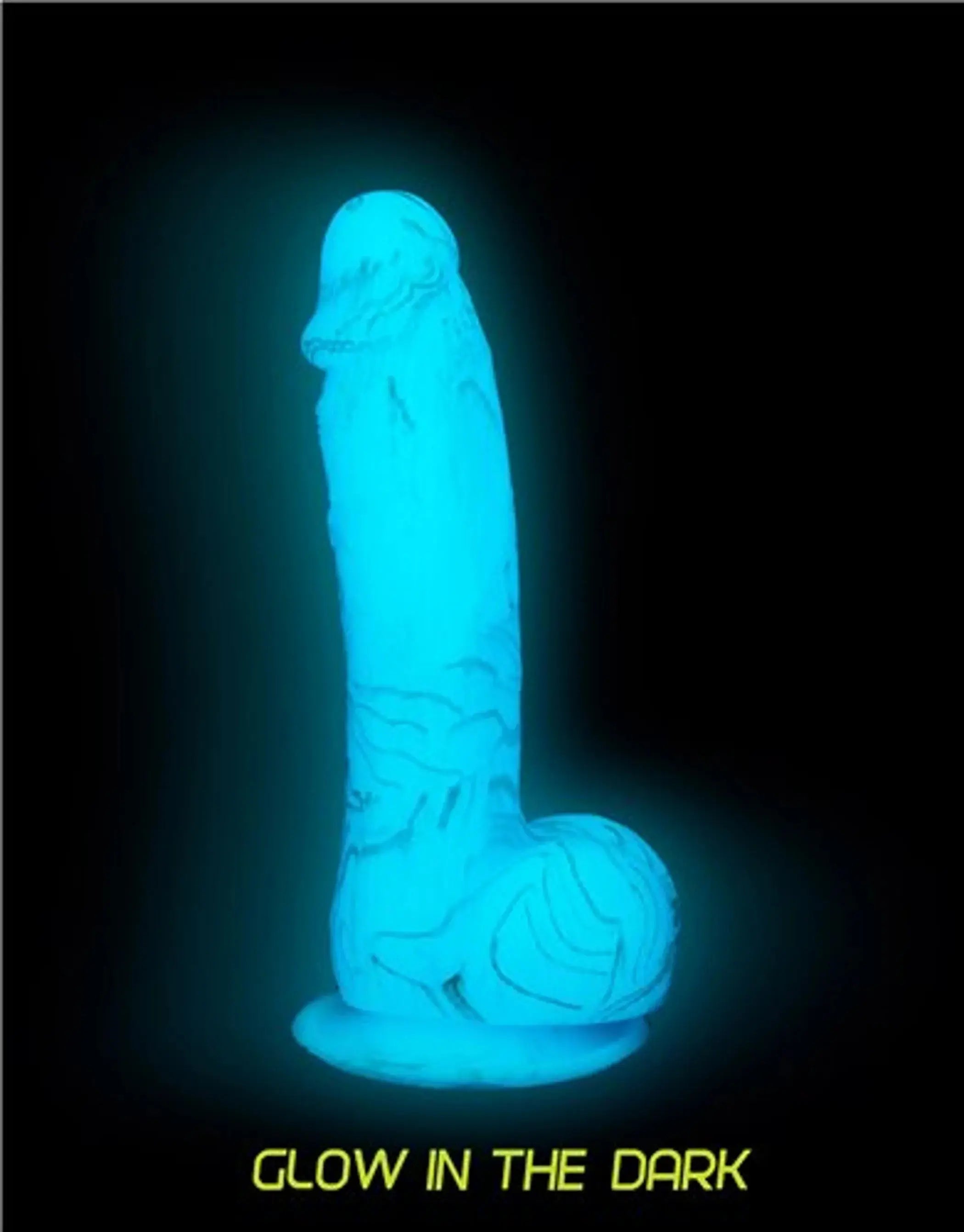 Addiction Luke 7.5 Inch Blue Glow In The Dark BMS Enterprises