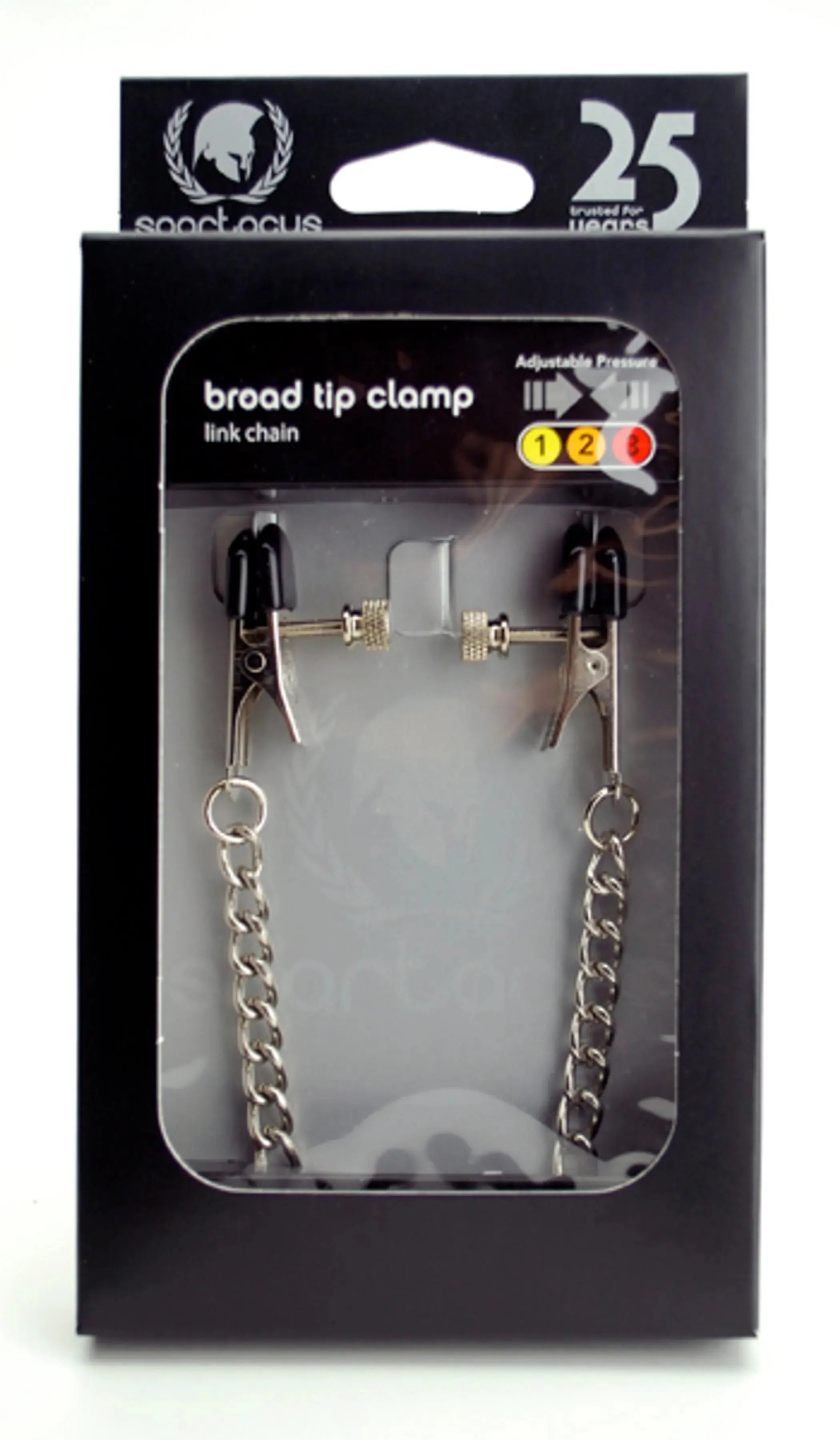 Adjustable Broad Tip Clamp with Link Chain Spartacus