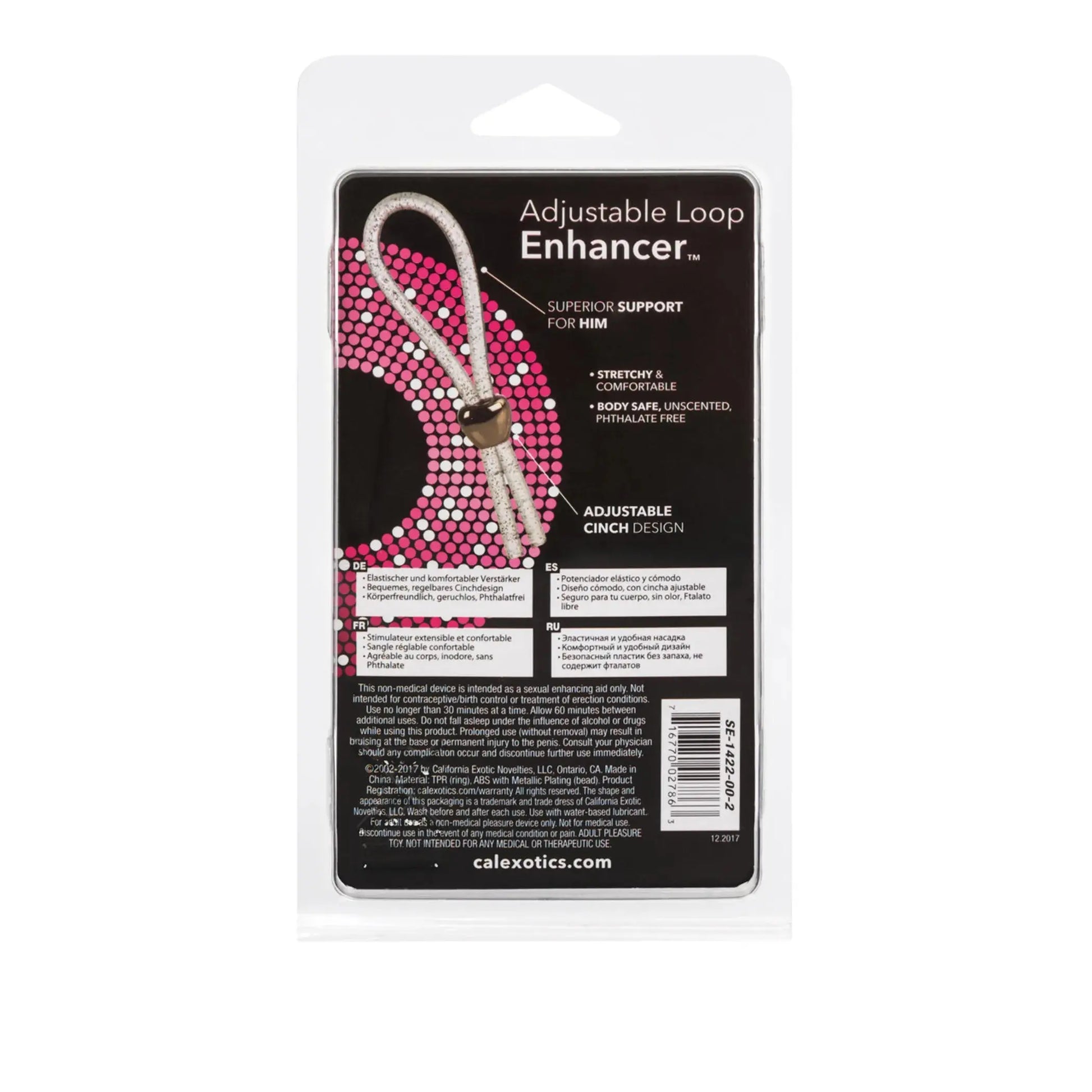 Adjustable Loop Enhancer Clear California Exotic Novelties