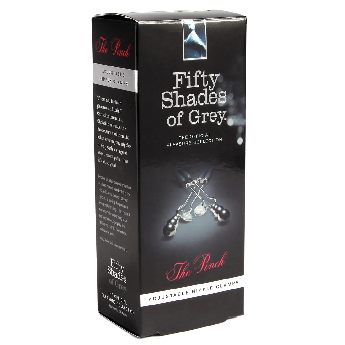 FIFTY SHADES ADJUSTABLE NIPPLE CLAMPS Love Honey