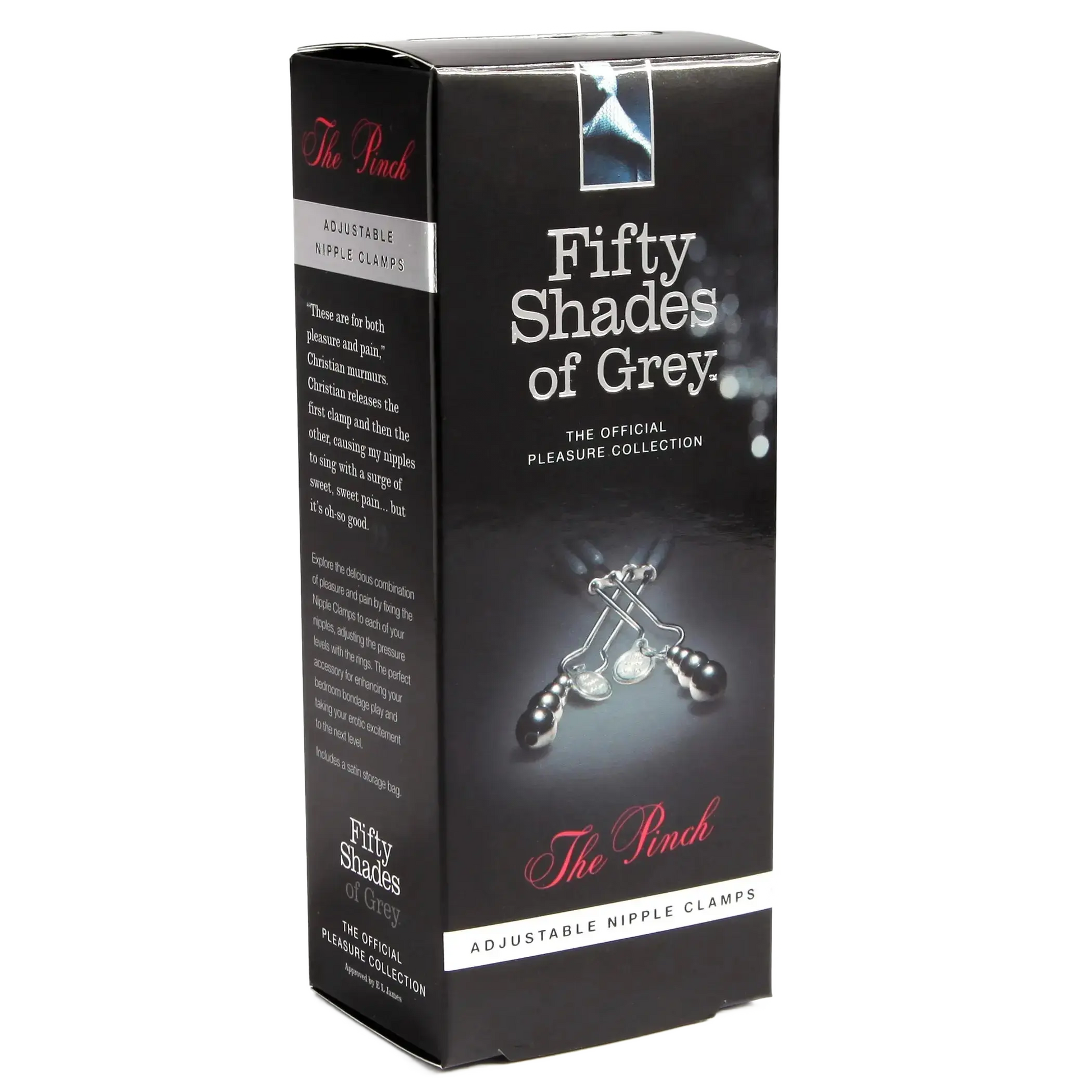 FIFTY SHADES ADJUSTABLE NIPPLE CLAMPS Love Honey