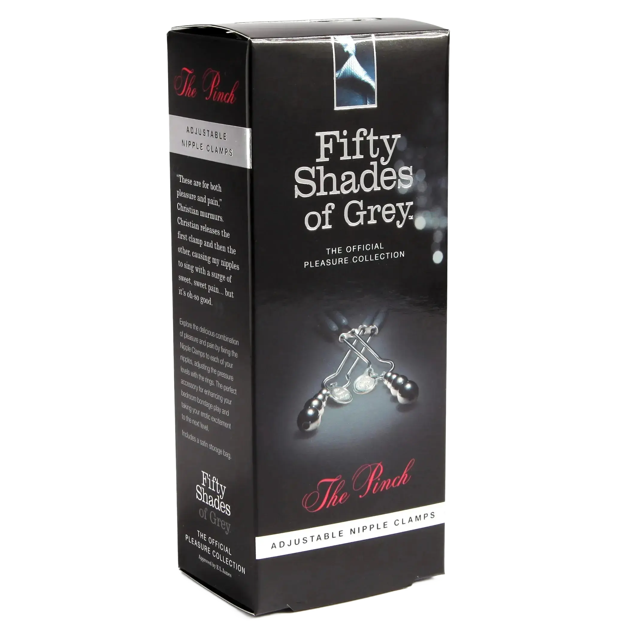 FIFTY SHADES ADJUSTABLE NIPPLE CLAMPS Love Honey