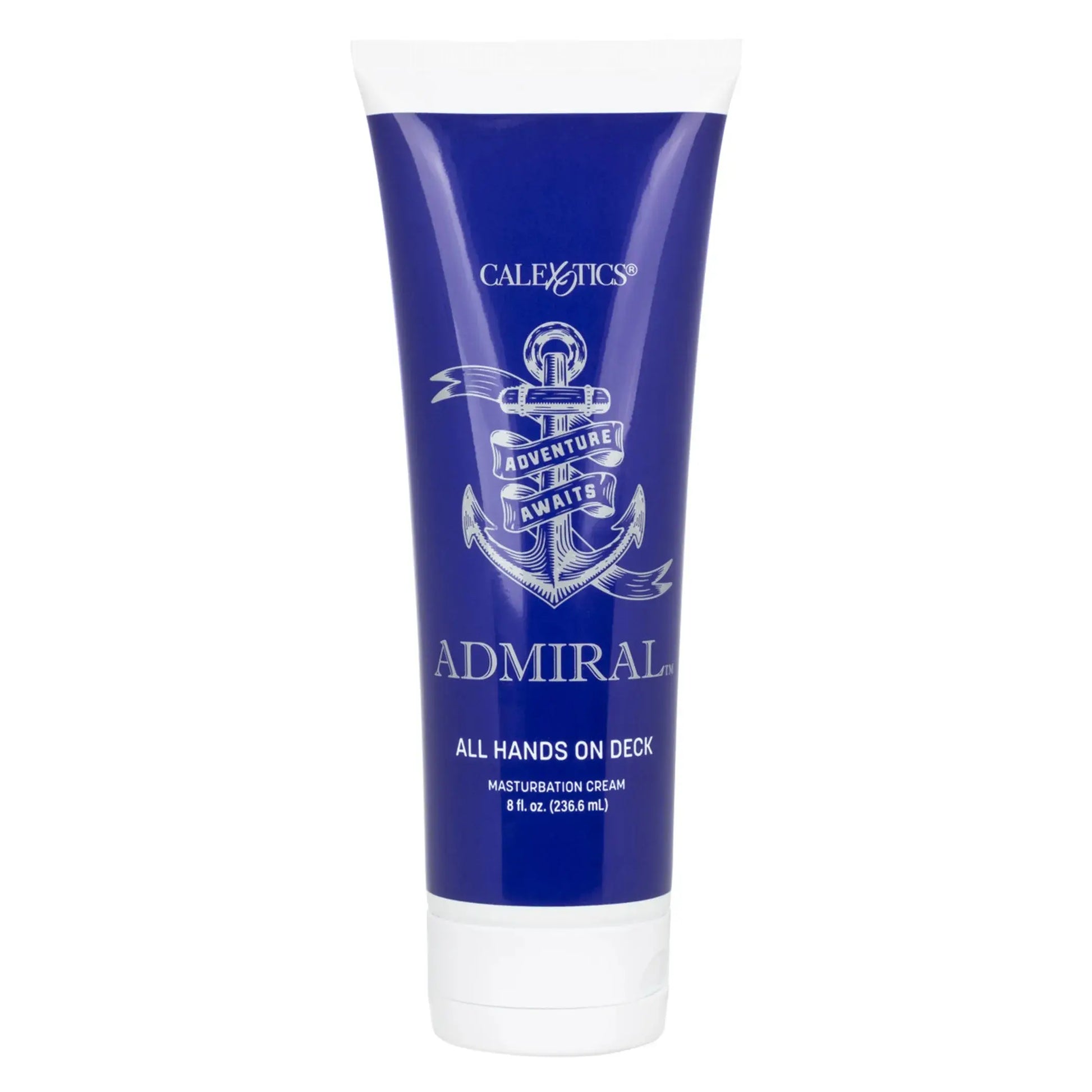 Admiral All Hands On Deck Masturbation Cream 8oz Tube California Exotic Novelties