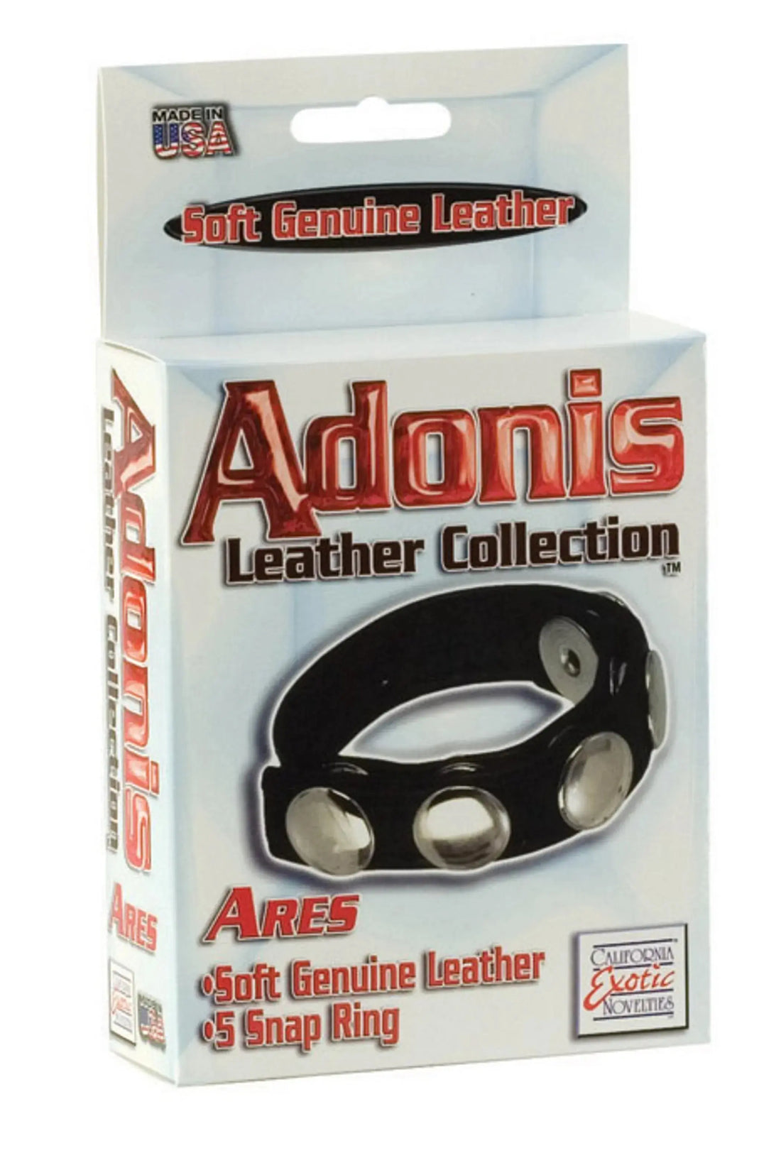 Adonis Leather Collection Ares California Exotic Novelties