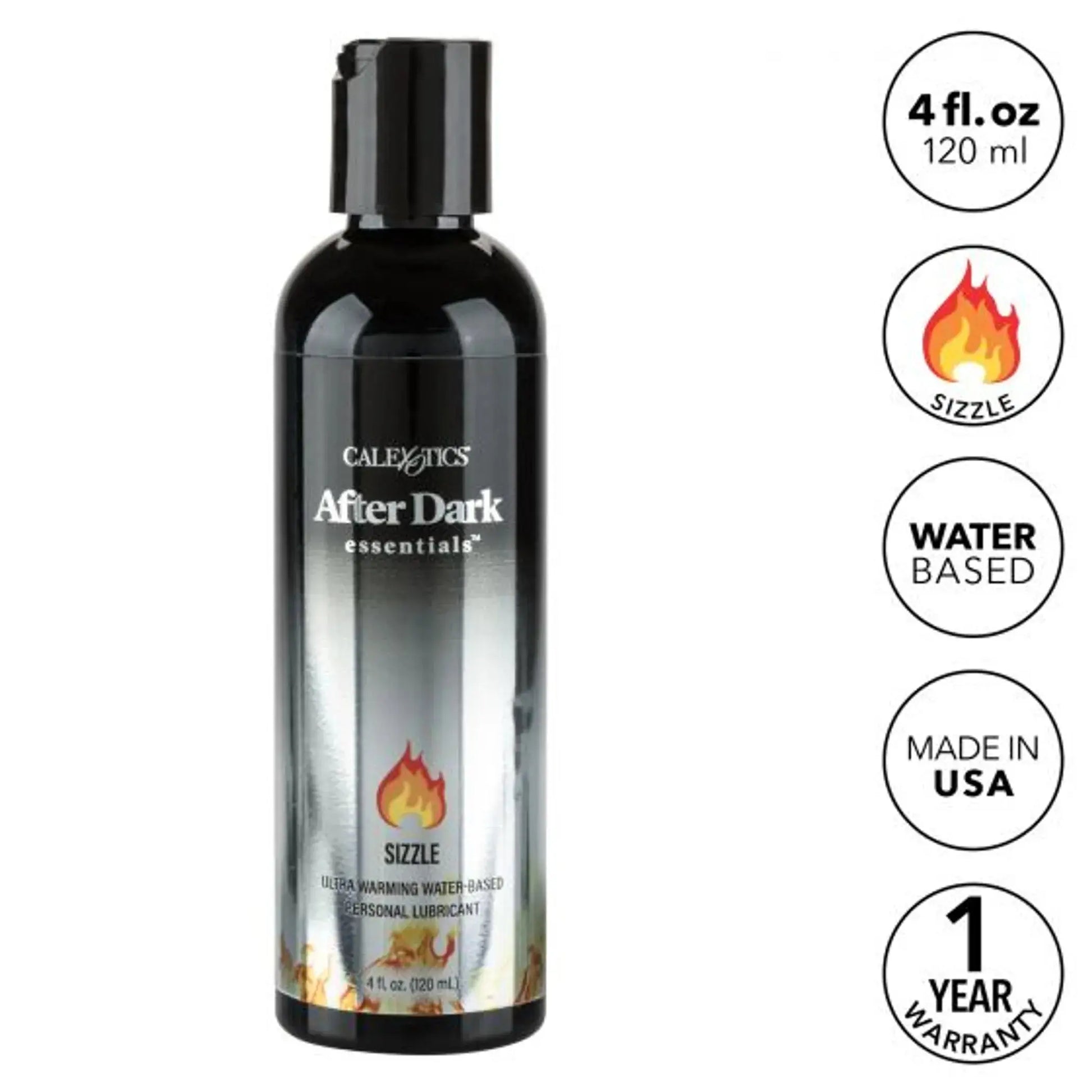 After Dark Sizzle Warming Water-Based Lube 4oz California Exotic Novelties