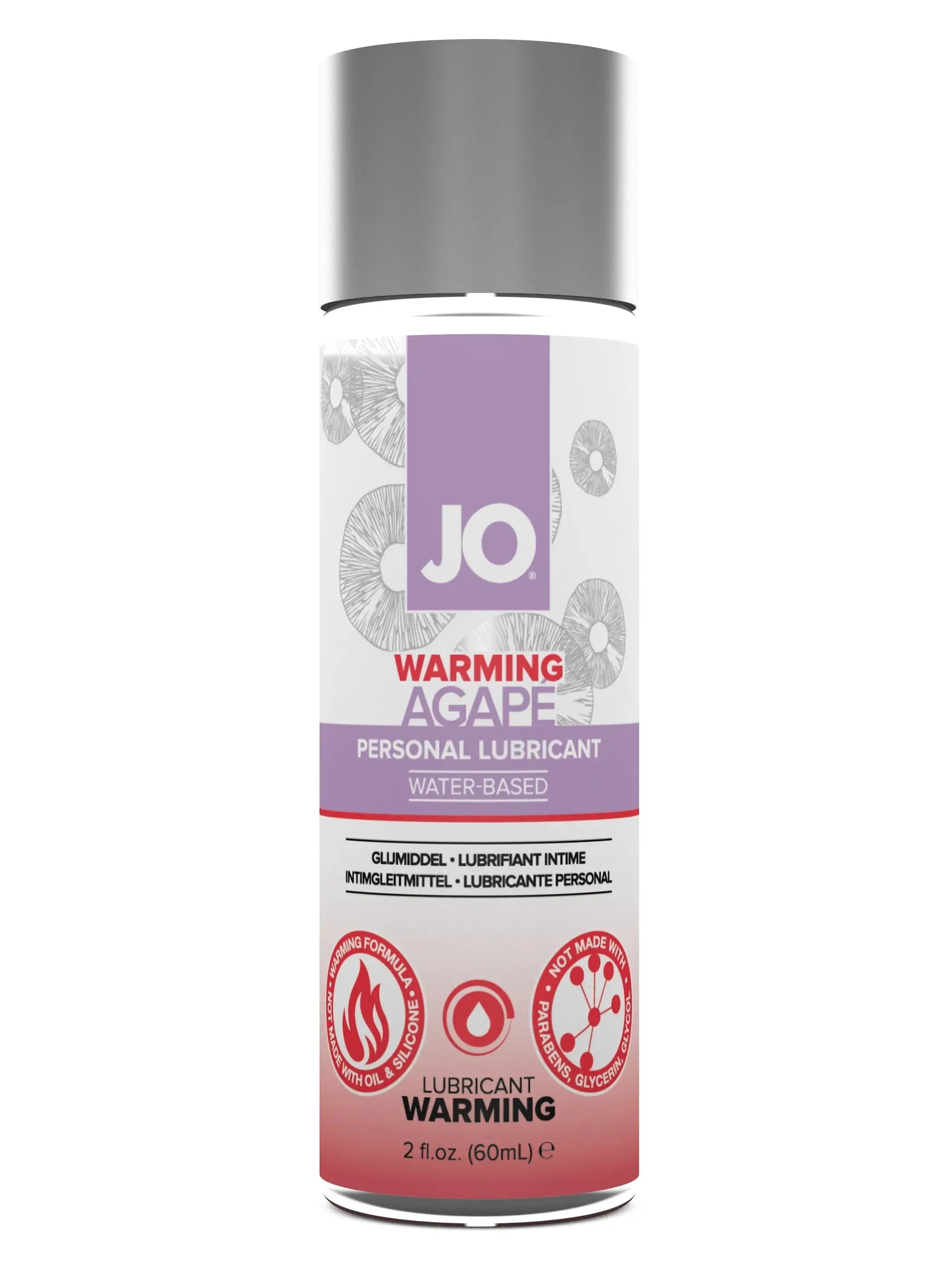 Agape Warming Lubricant 2oz System JO