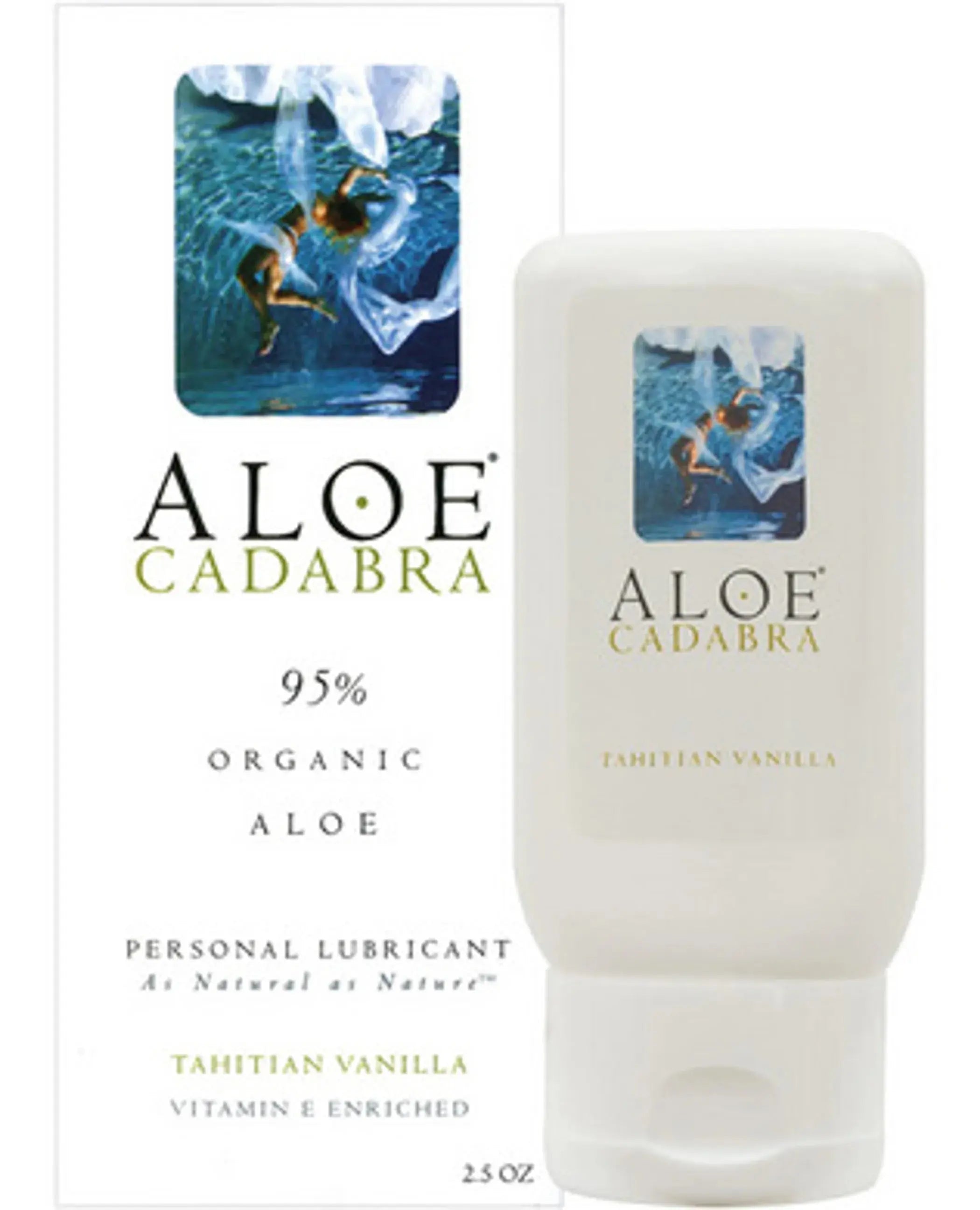 Aloe Cadabra Organic Lube Tahitian Vanilla 2.5oz Aloe Cadabra Lubes
