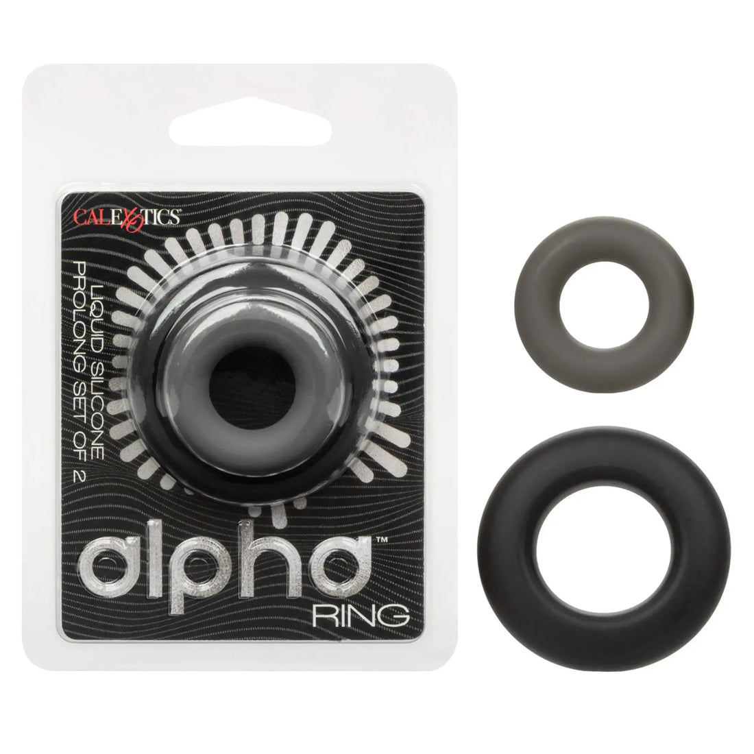 Alpha Liquid Silicone Prolong Set of 2 Rings California Exotic Novelties