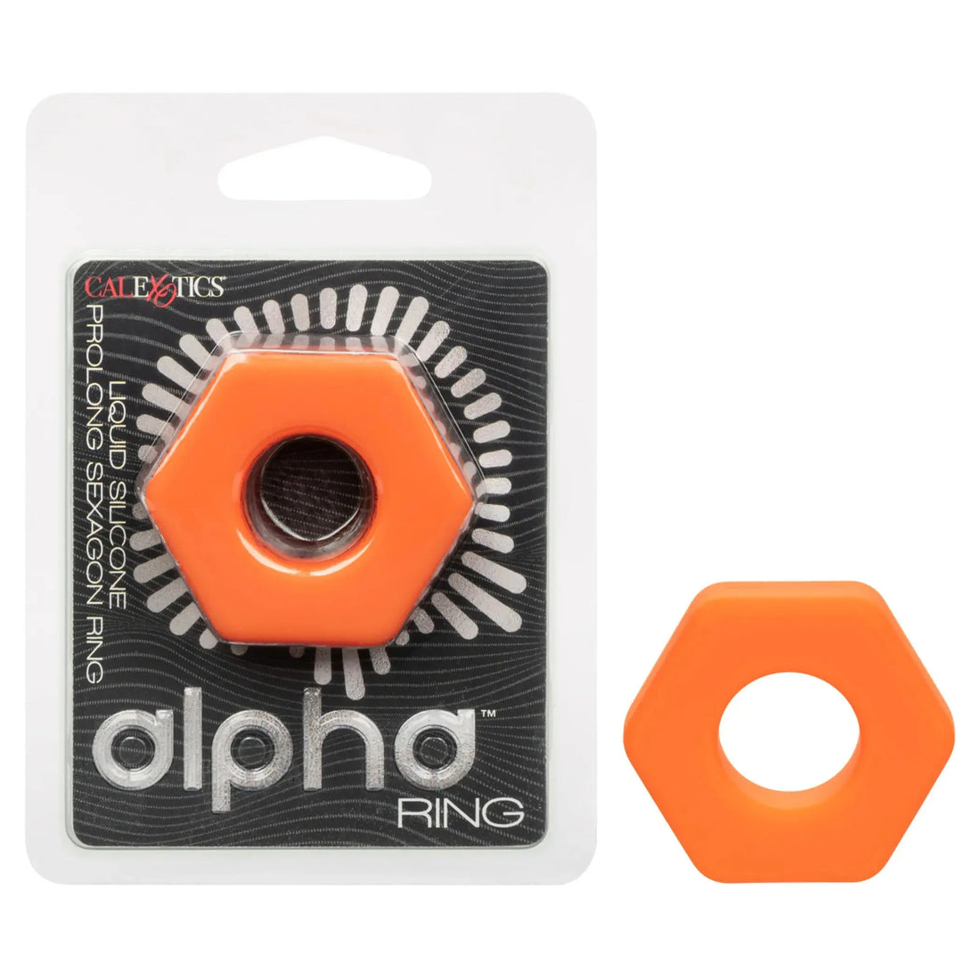 Alpha Liquid Silicone Prolong Sexagon Ring California Exotic Novelties