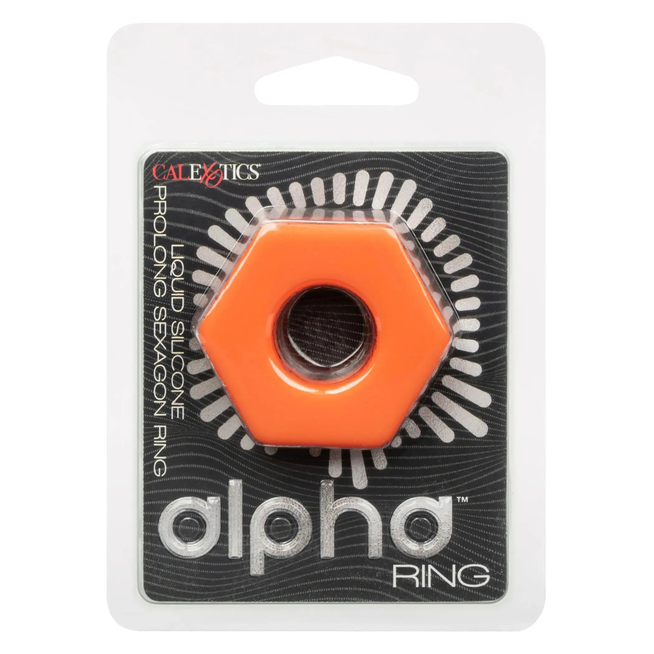 Alpha Liquid Silicone Prolong Sexagon Ring California Exotic Novelties