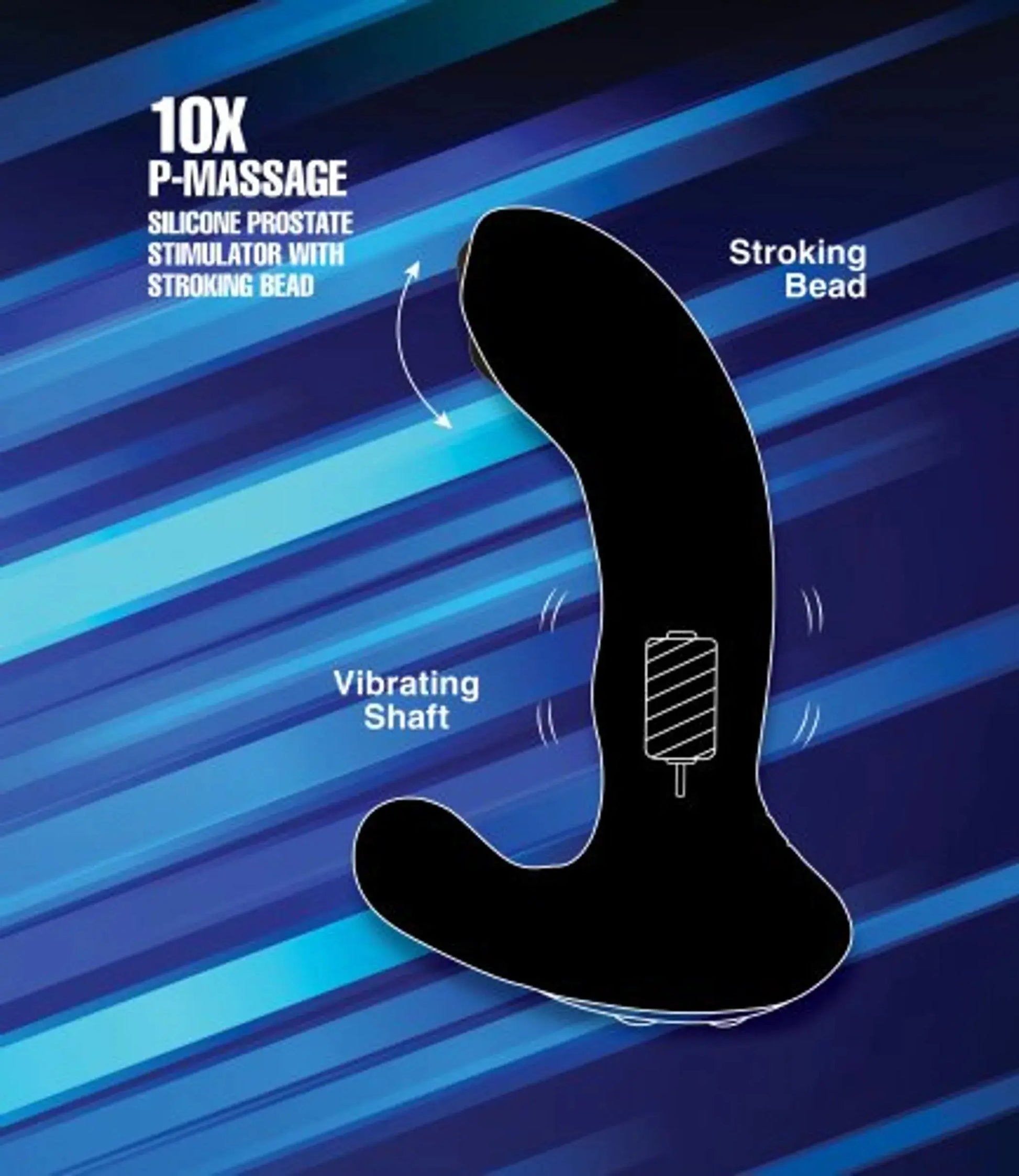 Alpha-Pro 10X P-Massage Prostate Stimulator XR Brands