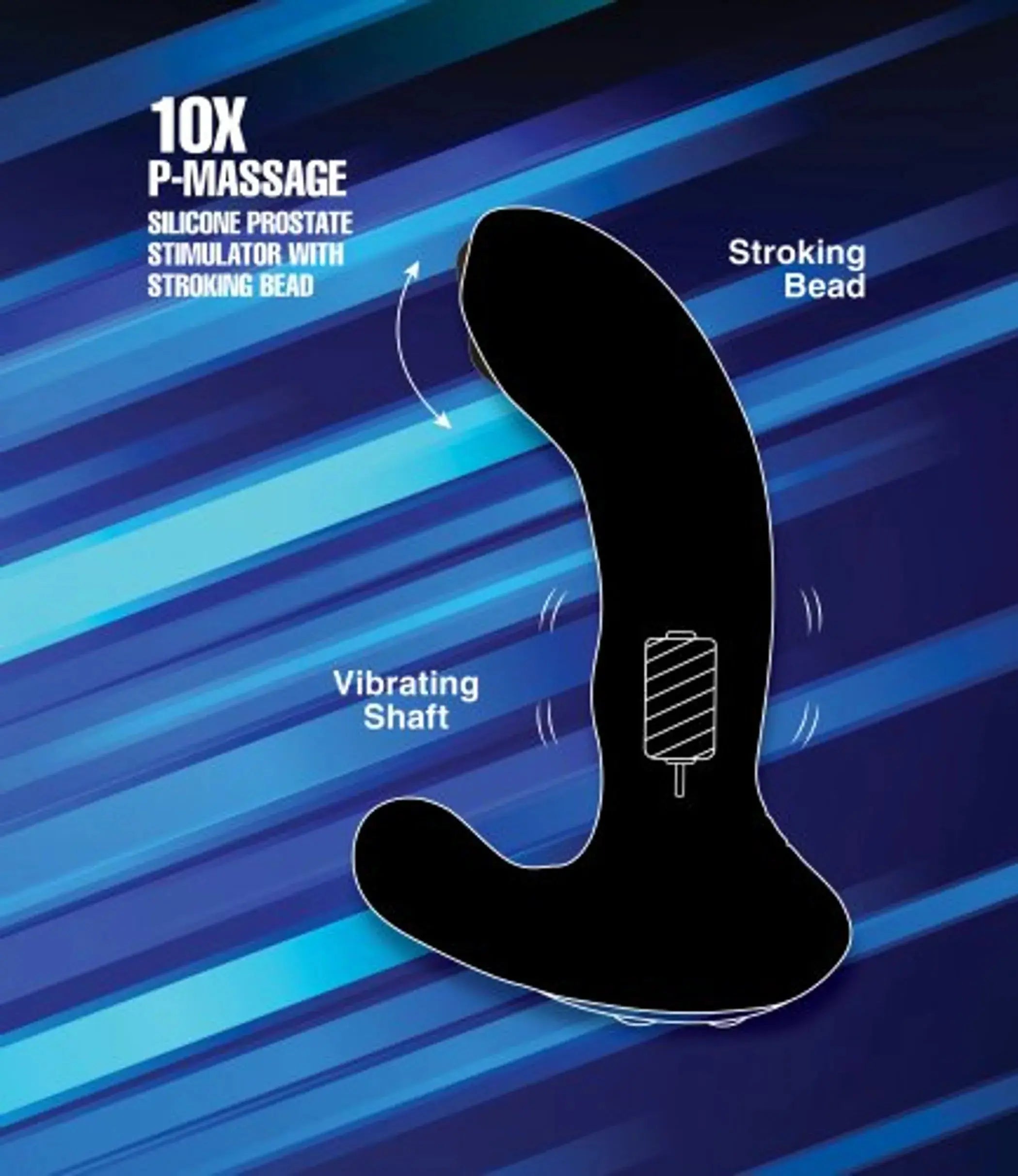 Alpha-Pro 10X P-Massage Prostate Stimulator XR Brands
