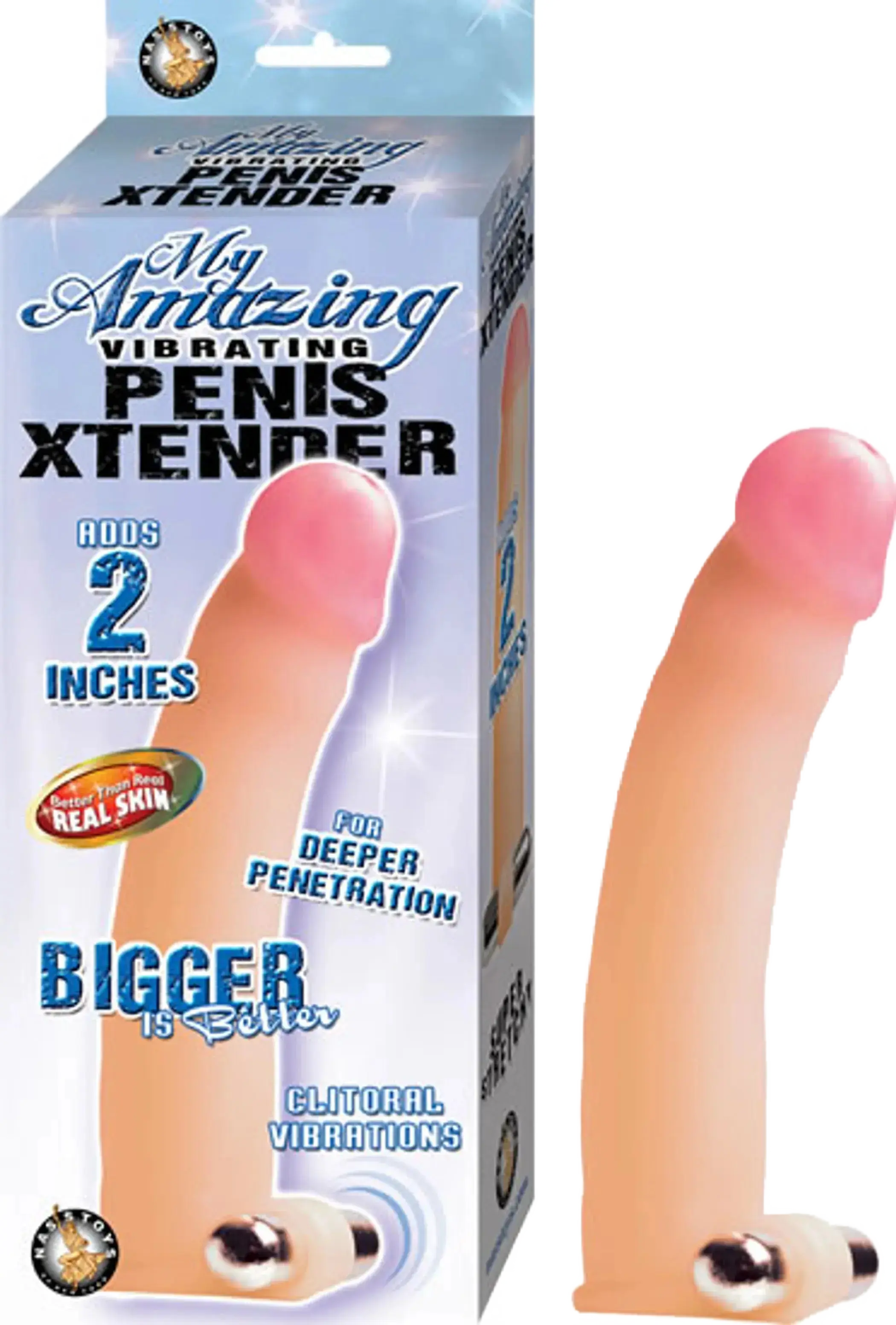 MY AMAZING VIBRATING PENIS XTENDER FLESH Nasstoys