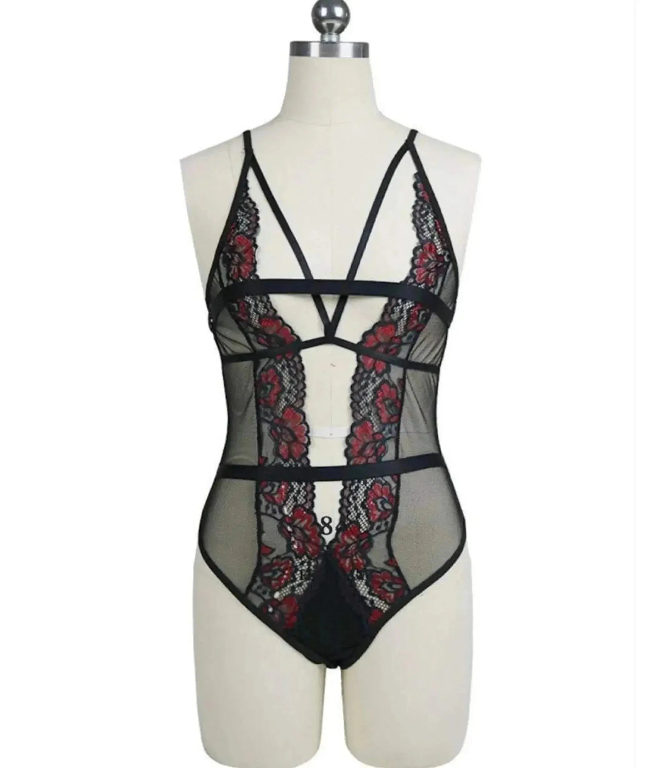Amour Floral Embroidered Lace Mesh La Belle Fantastique