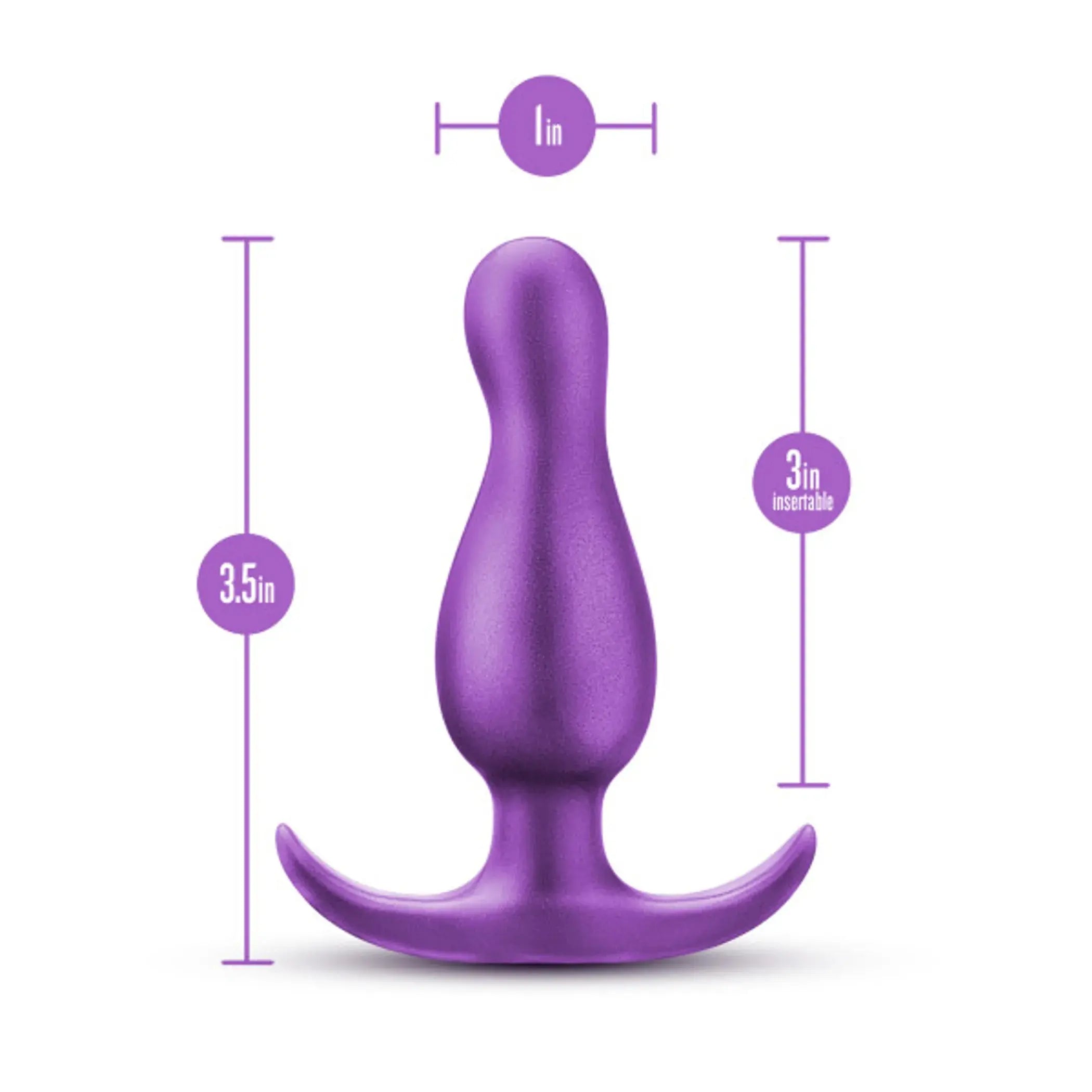 Anal Adventures Matrix Quantum Plug Galactic Purple Blush Novelties